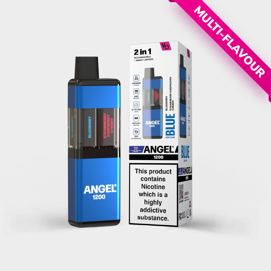 Angel 1200 Blue Edition | Dual-Pod Kit | Vapes Bars Angel 1200 Blue Edition | Dual-Pod Kit | Vapes Bars
