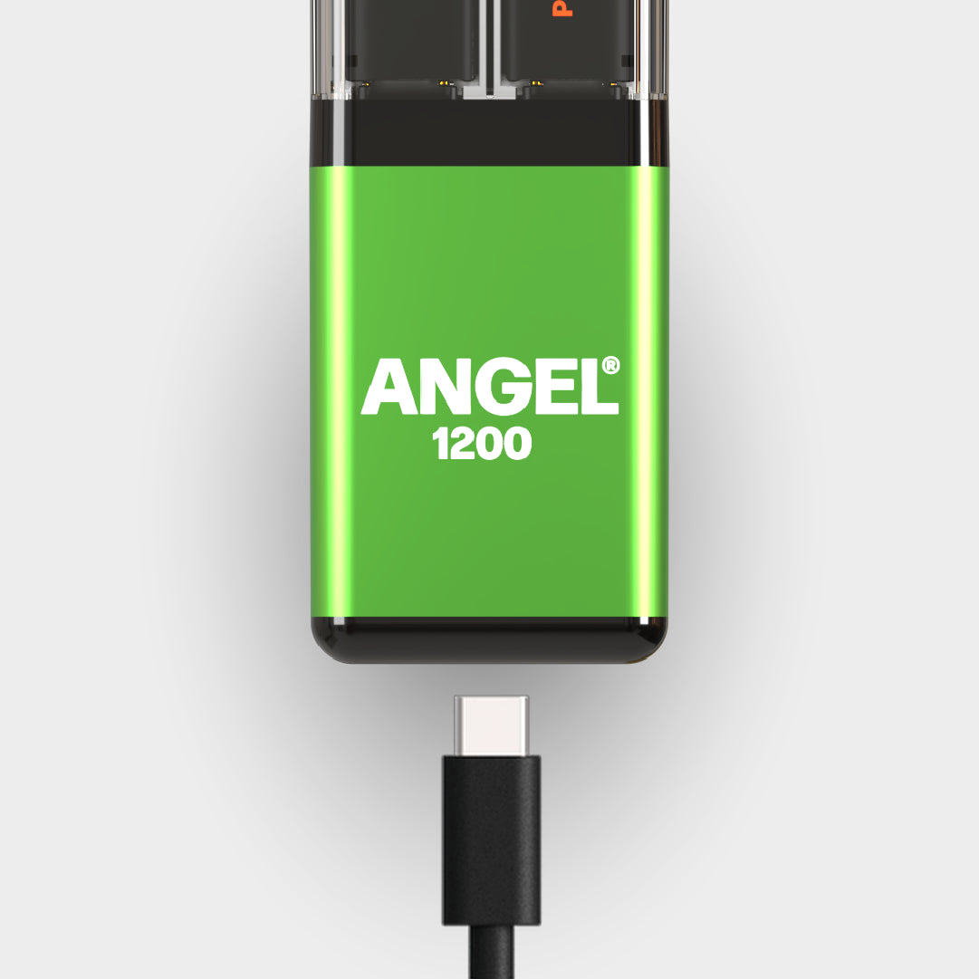 Angel 1200 Green Edition Vape Device with Cable
