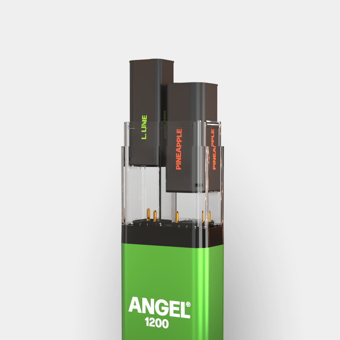 Angel 1200 Green Edition Pods with Vape Device