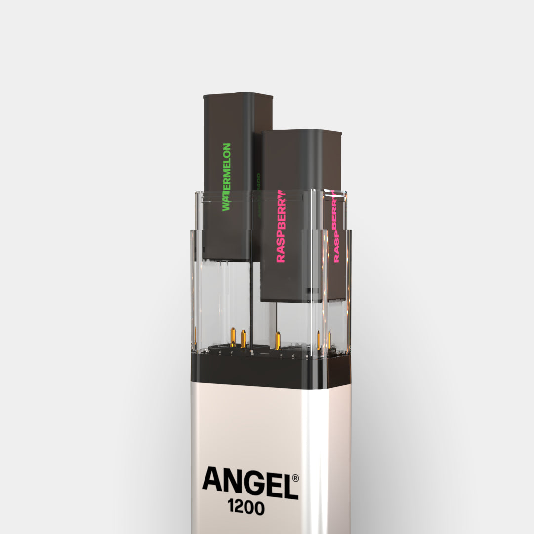 Angel 1200 White Edition Pods with Vape Device