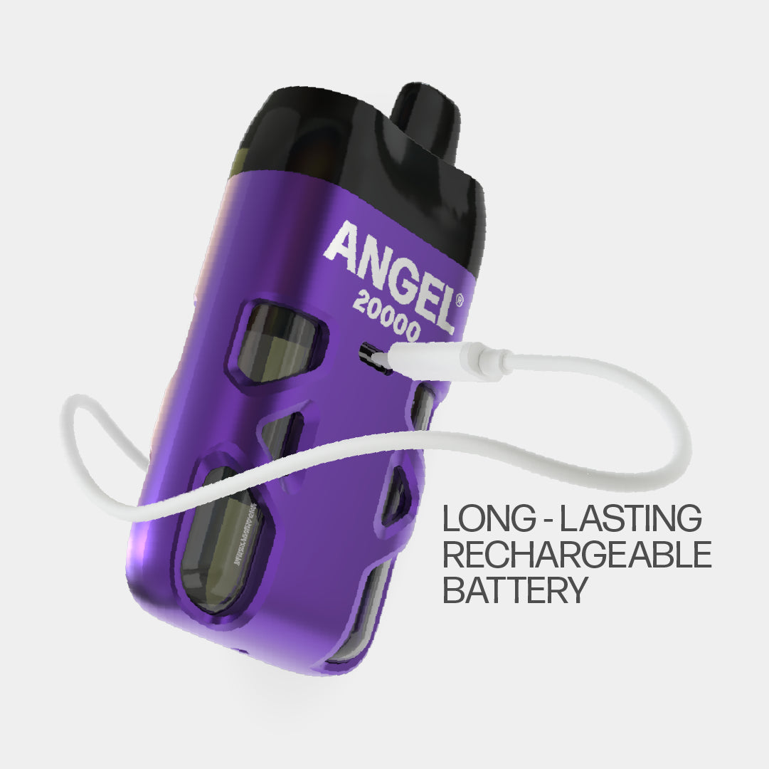 Angel 20k Comes with a durable Charging Cable