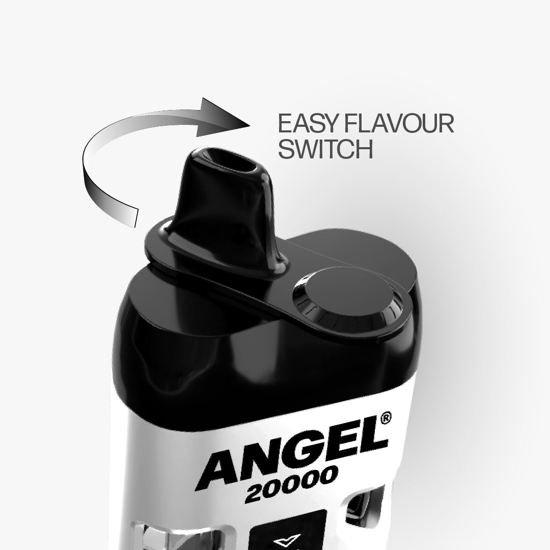 Angel 20k Easy Switch Flavor feature for variety