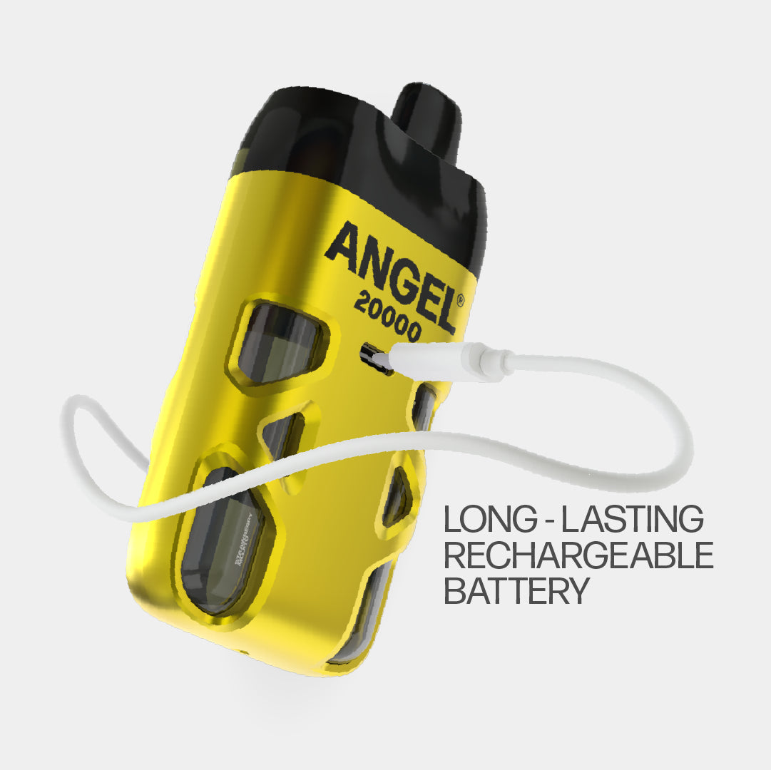 Angel 20k Compact design with Charging Cable