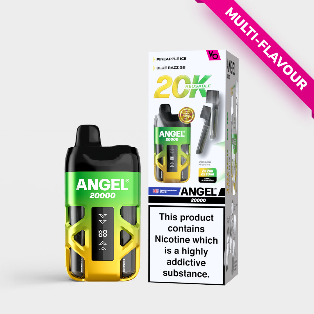 Angel 20000 Holiday Collection Tropic Pop Edition Dual Pod System | Vapes Bars Angel 20000 Holiday Collection Tropic Pop Edition Dual Pod System | Vapes Bars