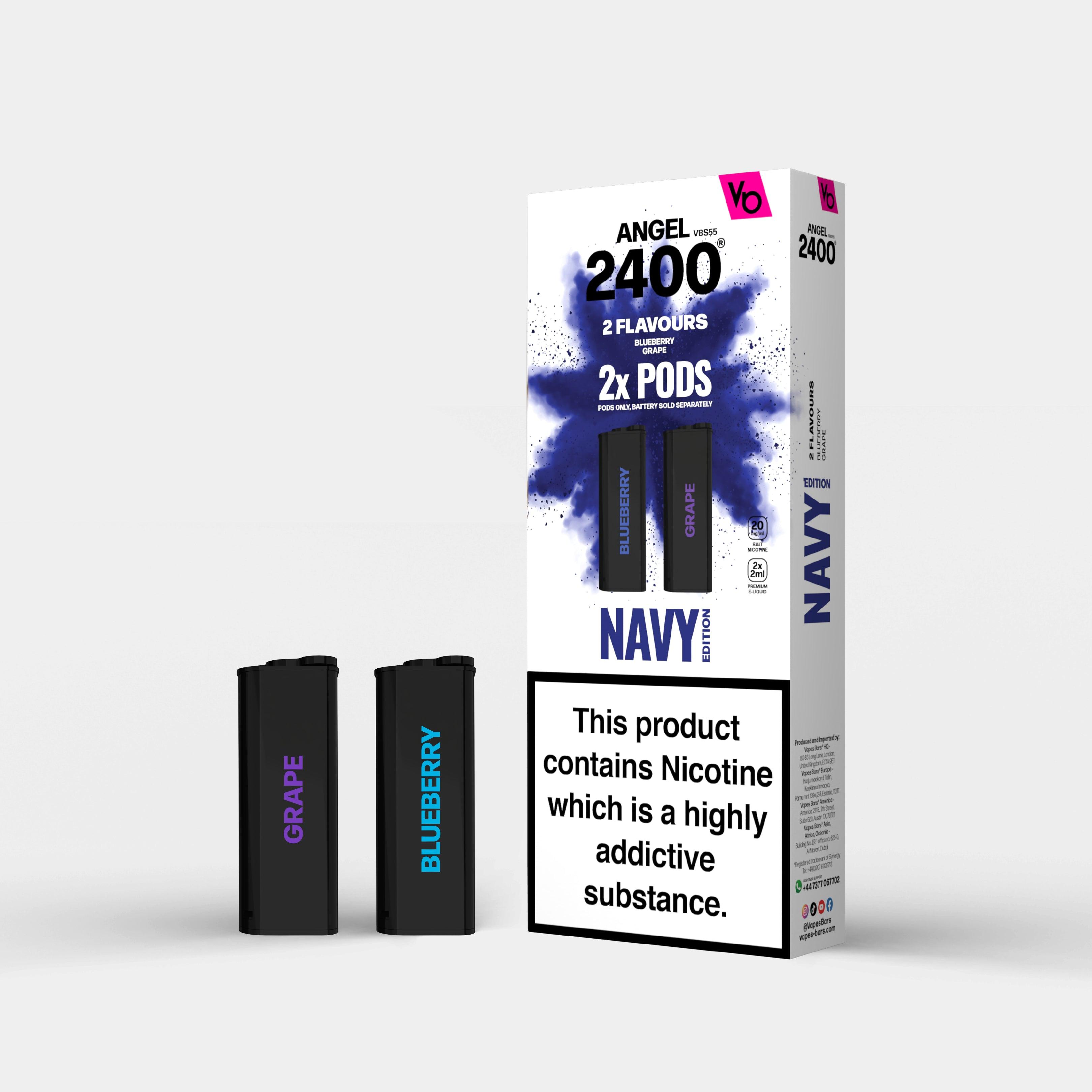 Angel 2400 Navy Edition 1, 2x 2ml Pods