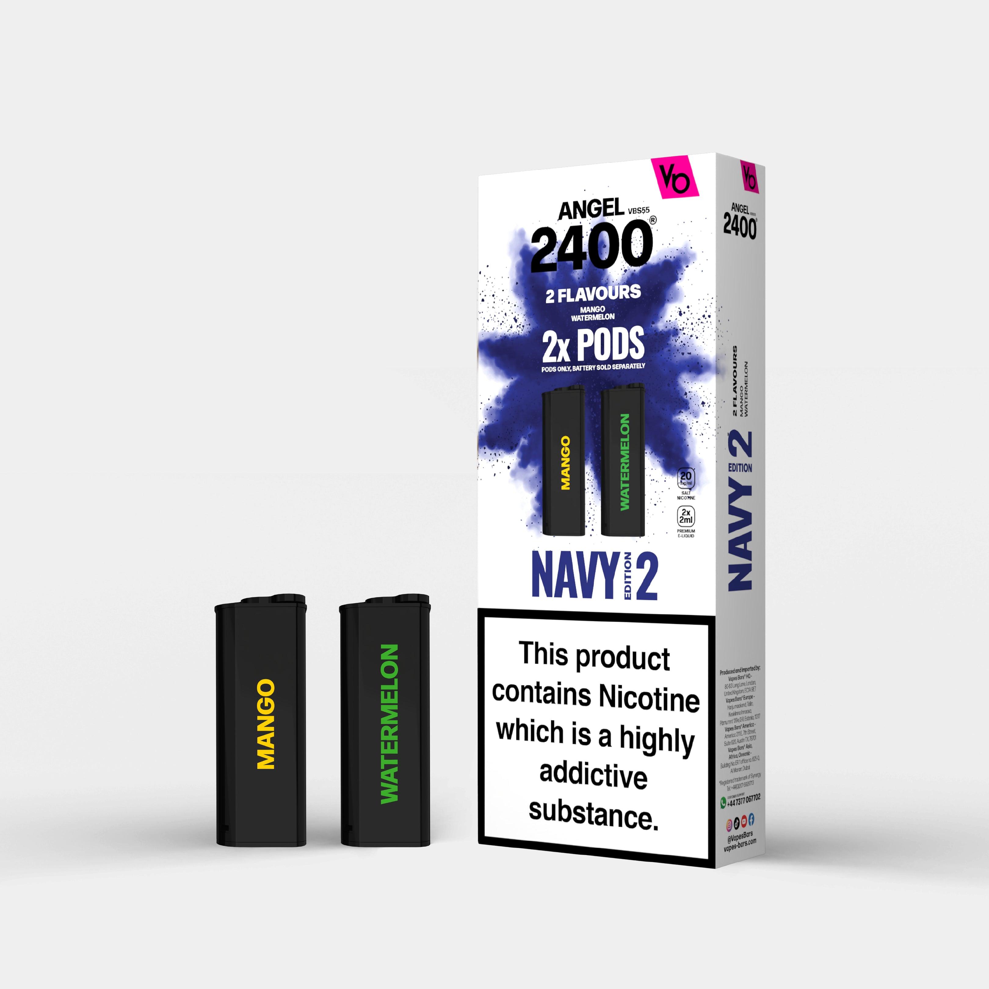 Angel 2400 Navy Edition 2, 2x 2ml Pods