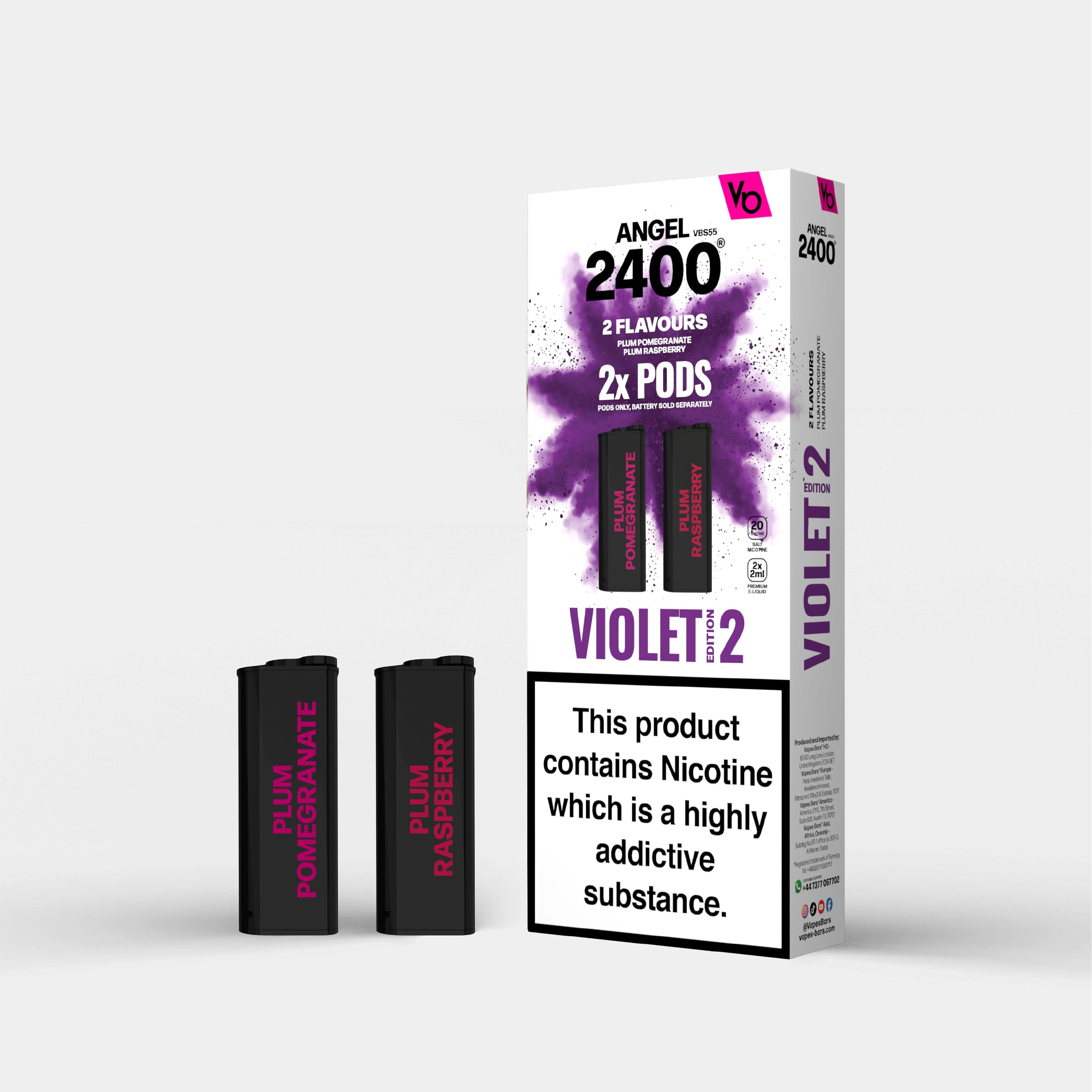 Angel 2400 Violet Edition 2, 2x 2ml Pods