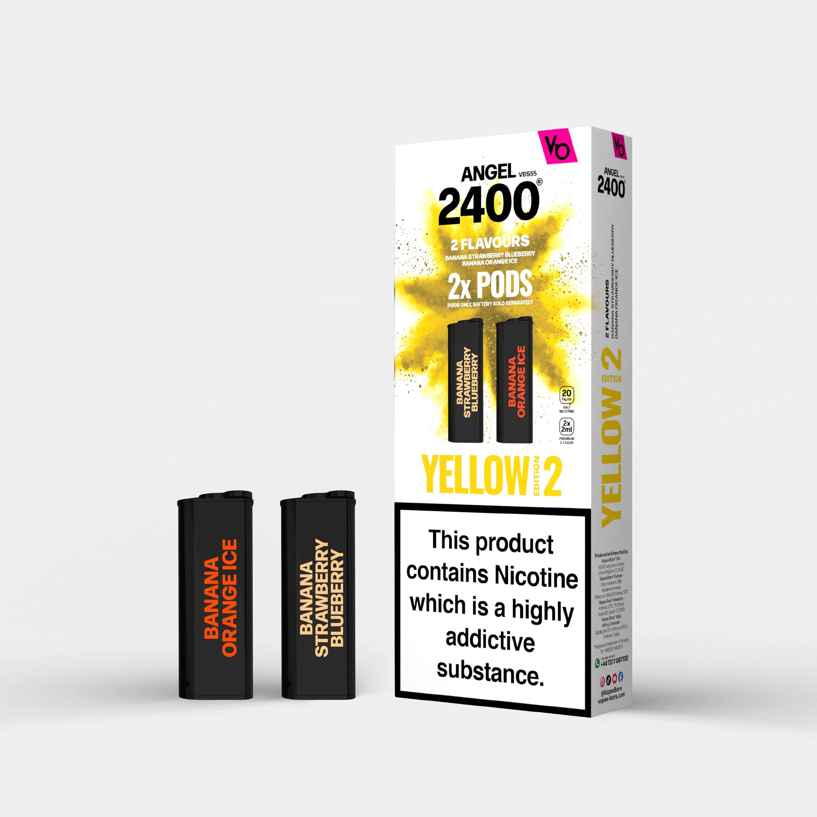 Angel 2400 Yellow Edition 2, 2x 2ml Pods