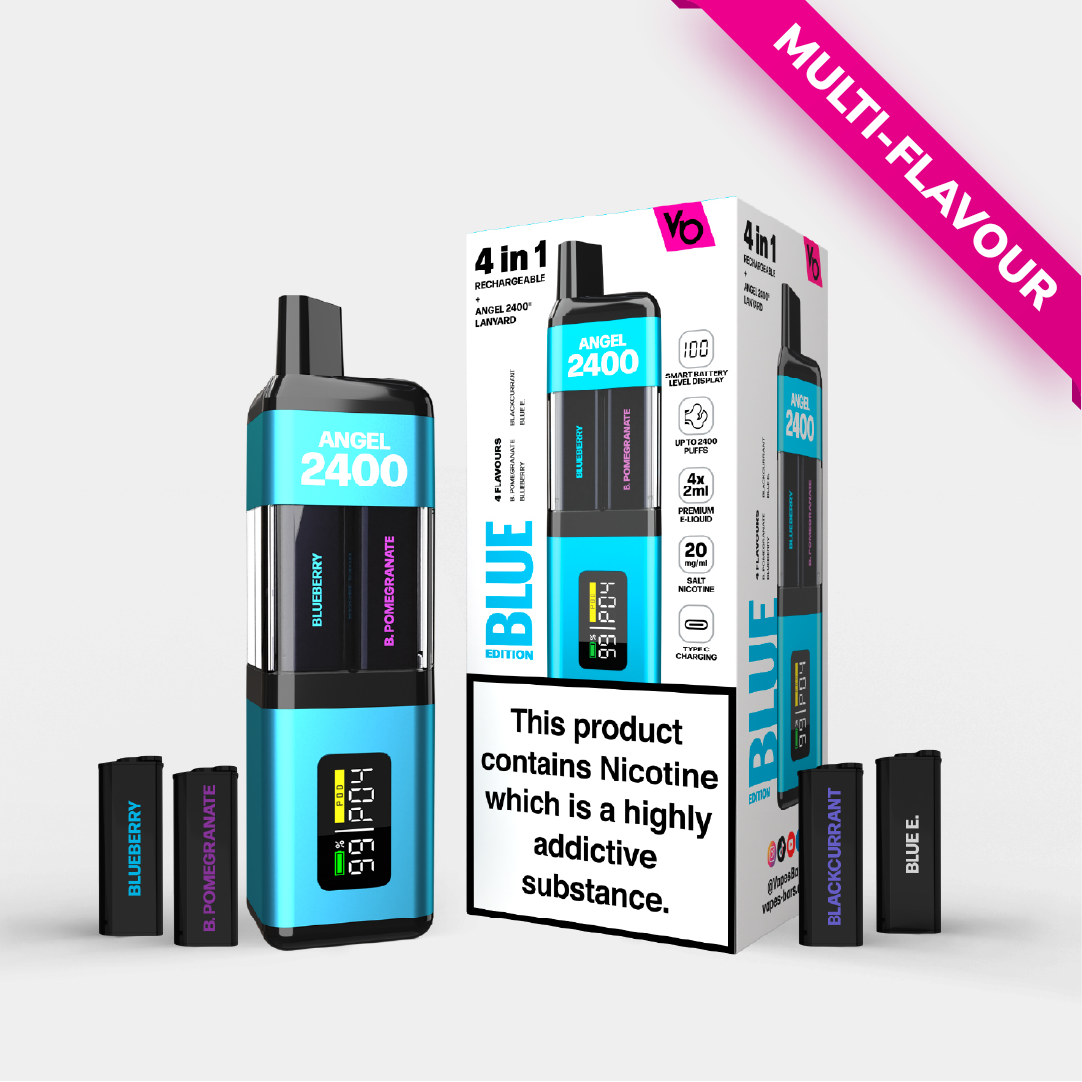 Angel 2400 Blue Edition 4 in1 Kit | Vapes Bars