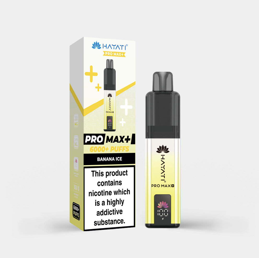 Banana Ice | Hayati Pro Max+ Vapes Bars Banana Ice | Hayati Pro Max+ Vapes Bars