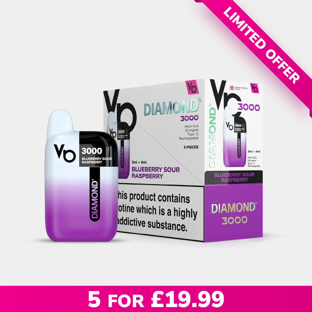 Blueberry Sour Raspberry 5 For £19.99