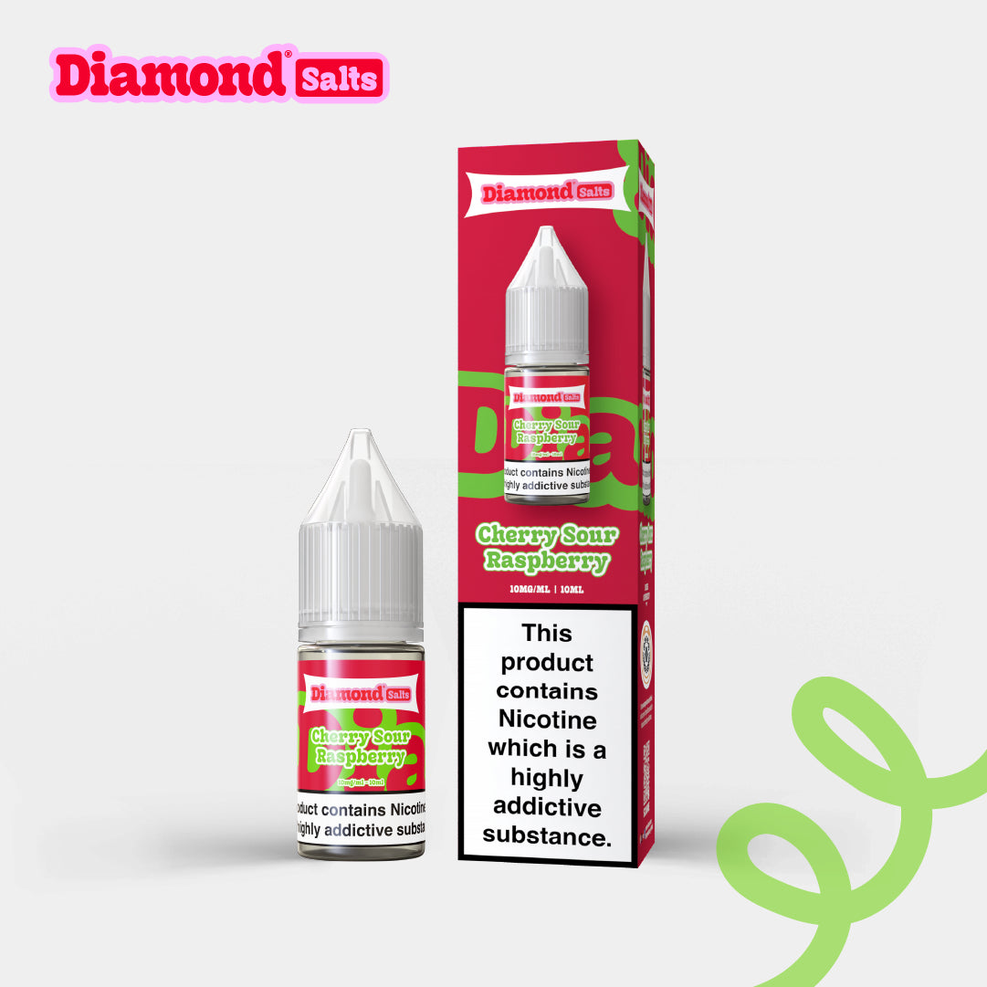 Diamond Salts Cherry Sour Raspberry 10ml E-Liquid | Vapes Bars Diamond Salts Cherry Sour Raspberry 10ml E-Liquid | Vapes Bars