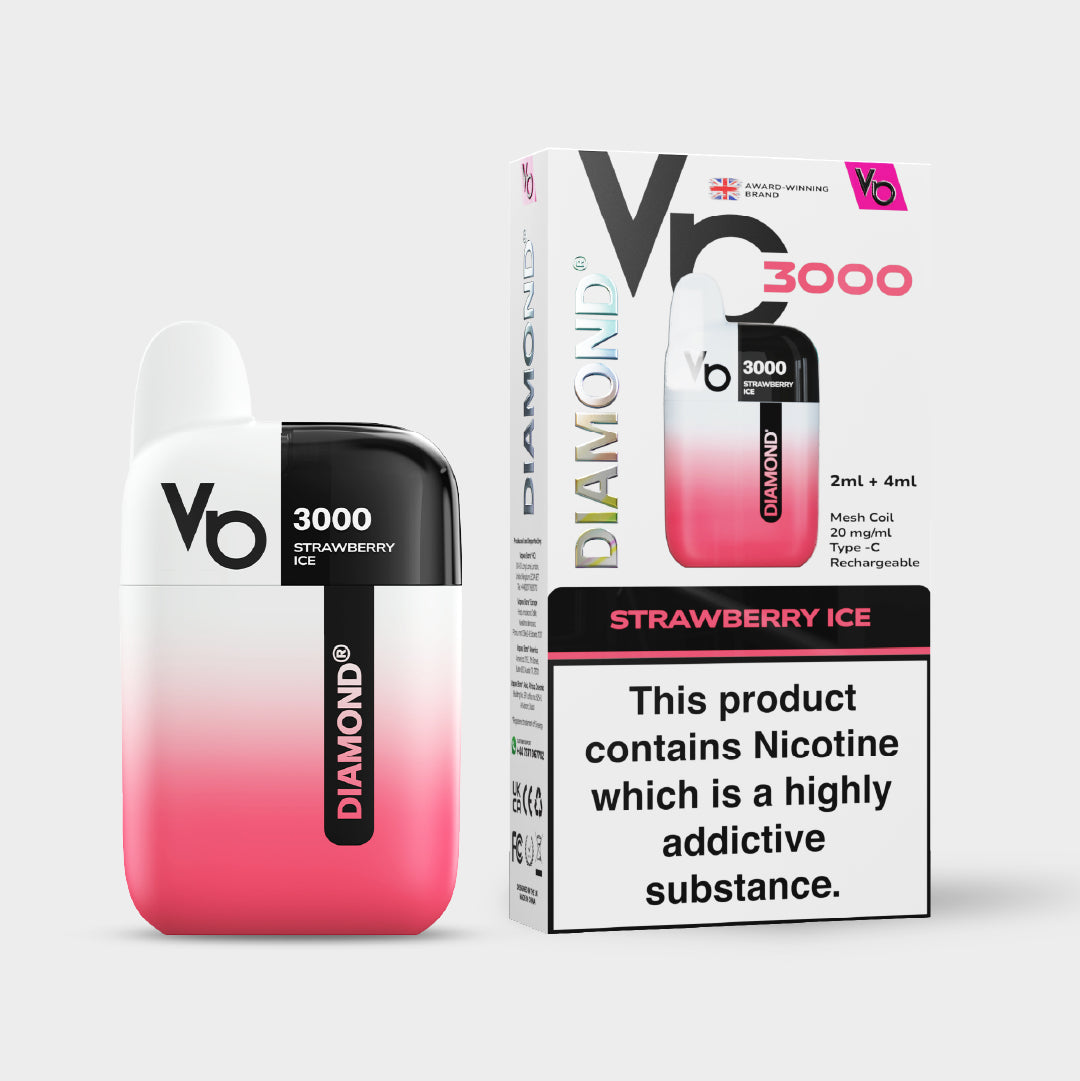 Strawberry Ice | Diamond 3000 KIT Vapes Bars Strawberry Ice | Diamond 3000 KIT Vapes Bars
