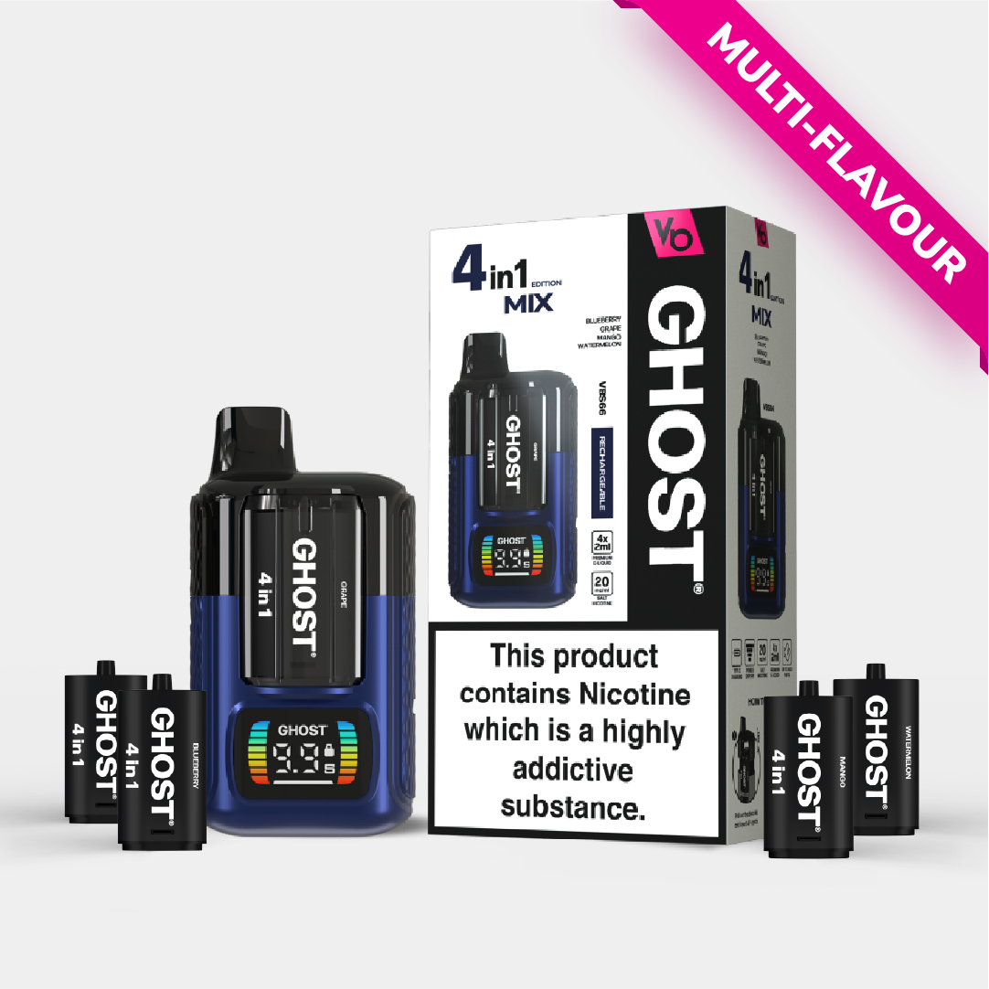 Mix Edition Ghost® 4 in 1 Rechargeable Device