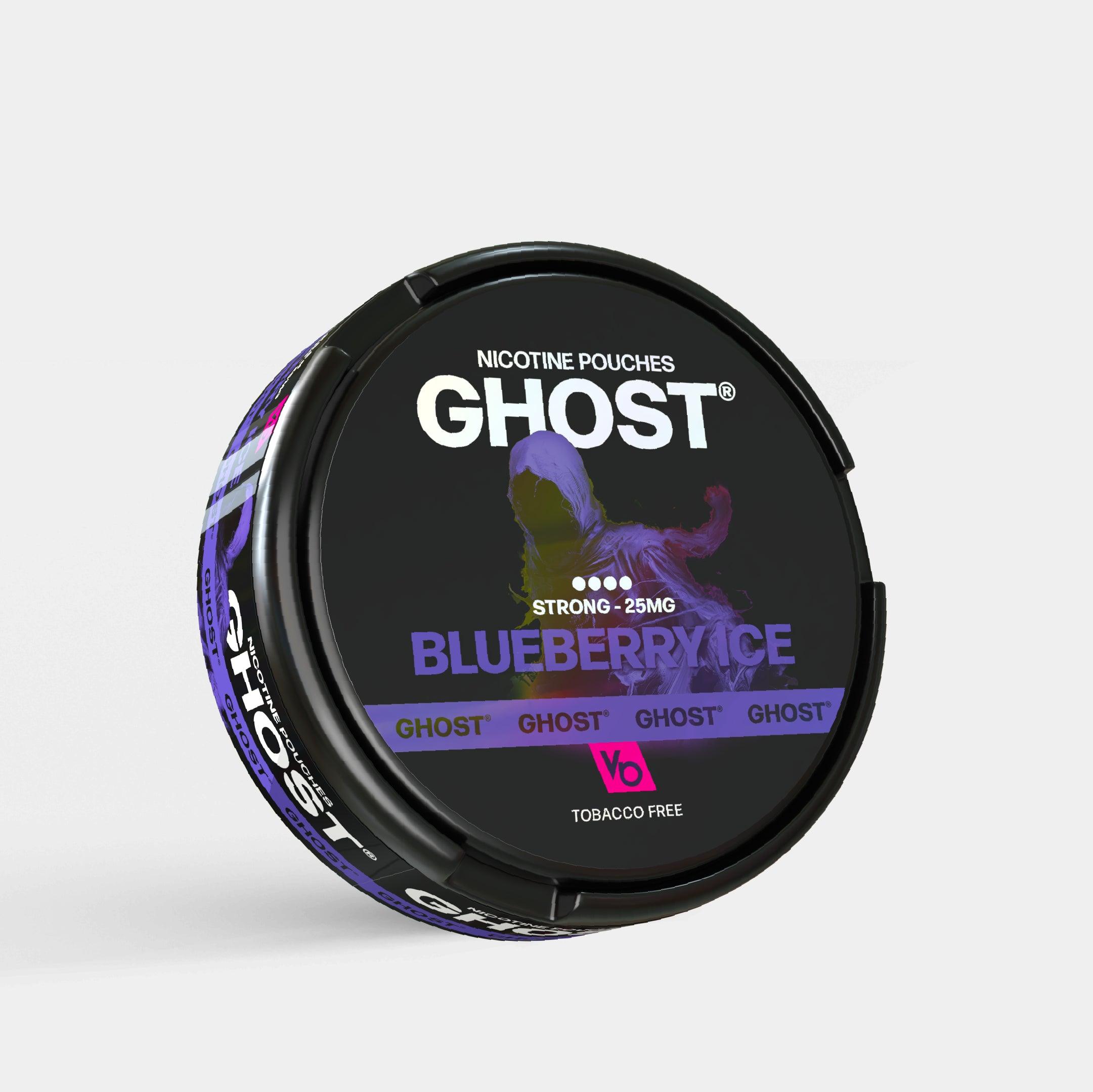 Ghost Blueberry Ice 25mg Nicotine Pouches