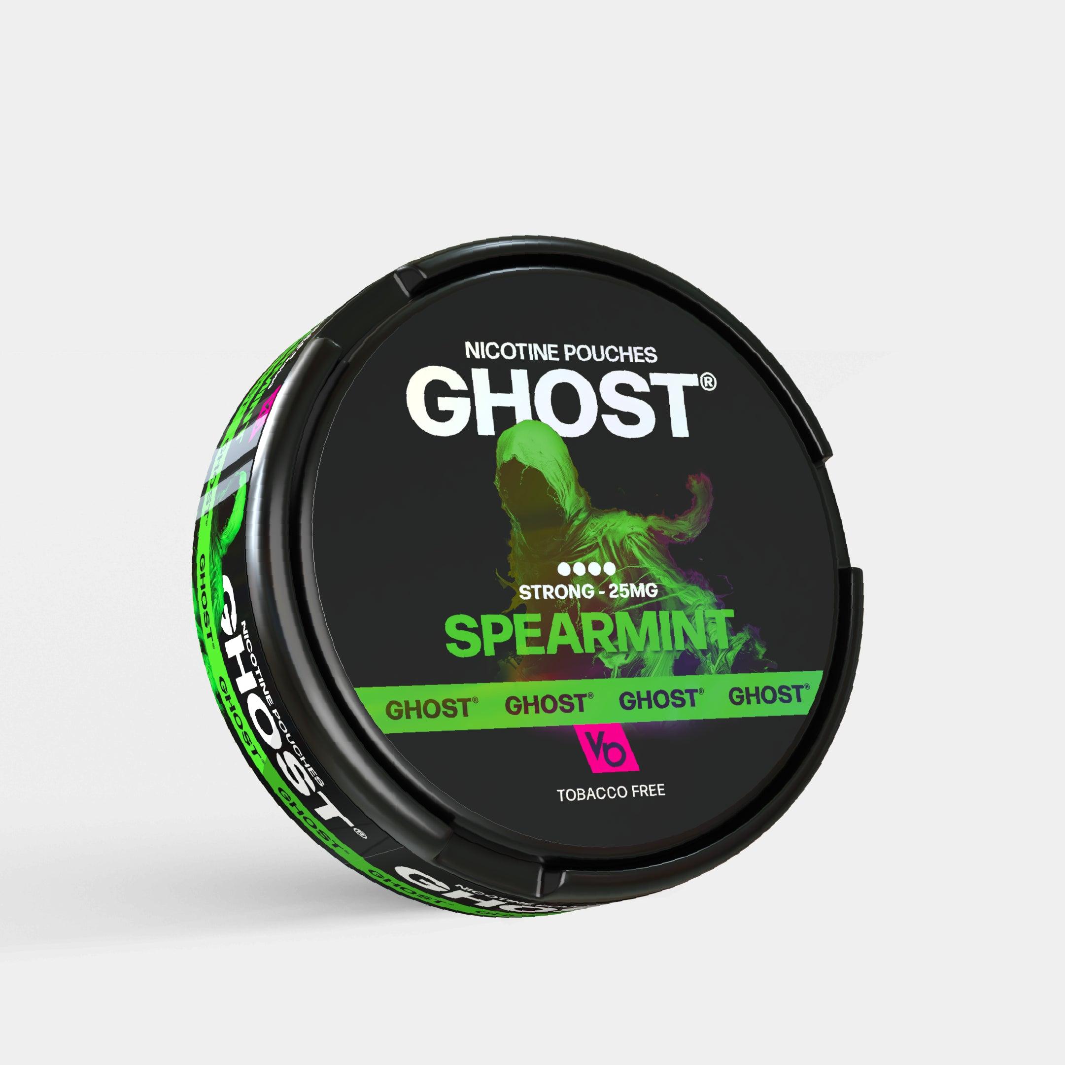 Ghost Spearmint 25mg Nicotine Pouches