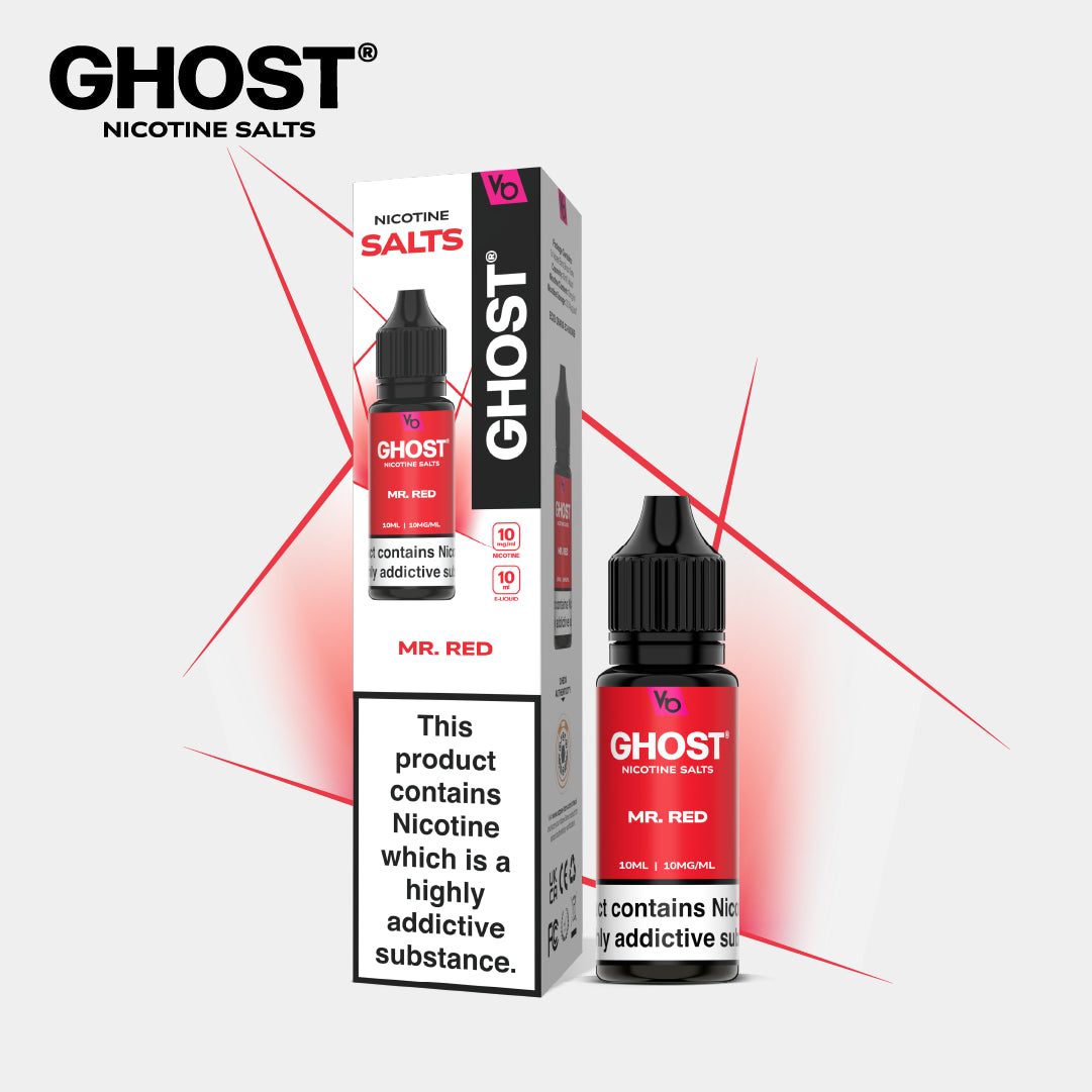 Mr. Red Salt E-Liquid | Ghost Salts  Vapes Bars