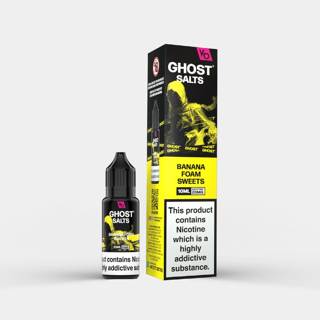 Ghost Salts Banana Foam Sweets 10ml Box