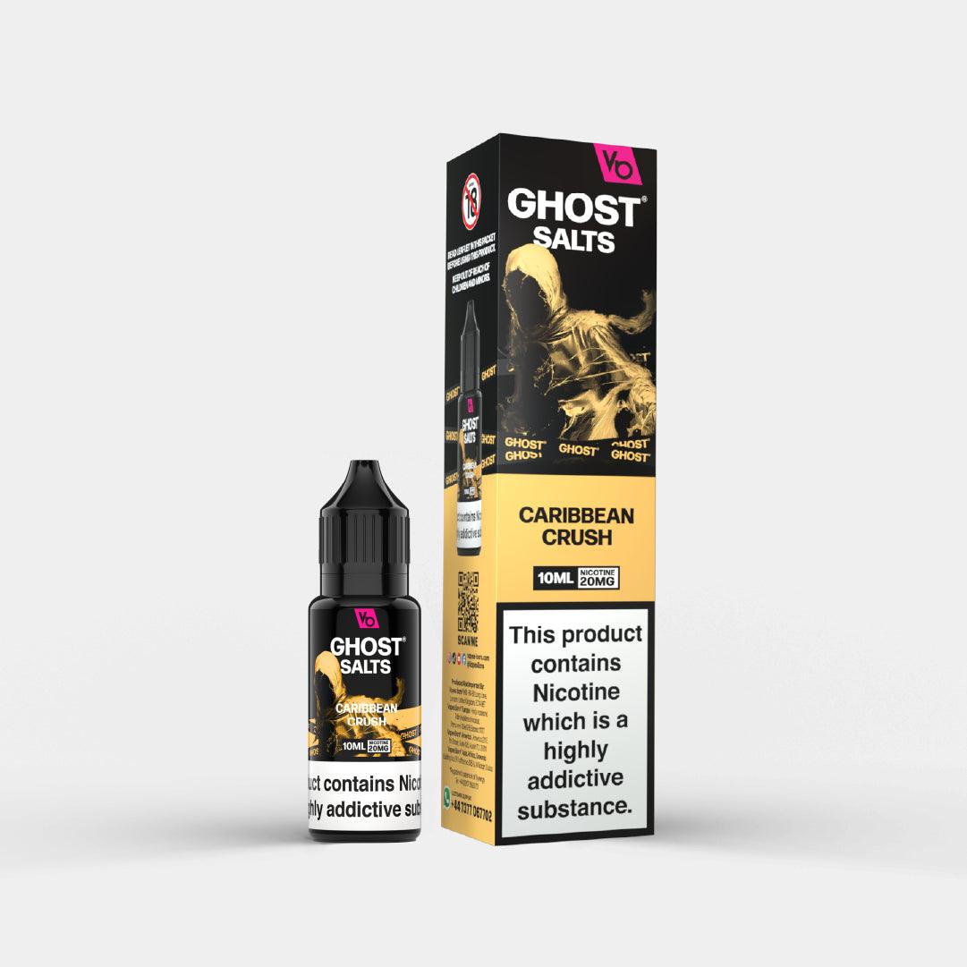 Ghost Salts Caribbean Crush 10ml with packaging - Vapes Bars®