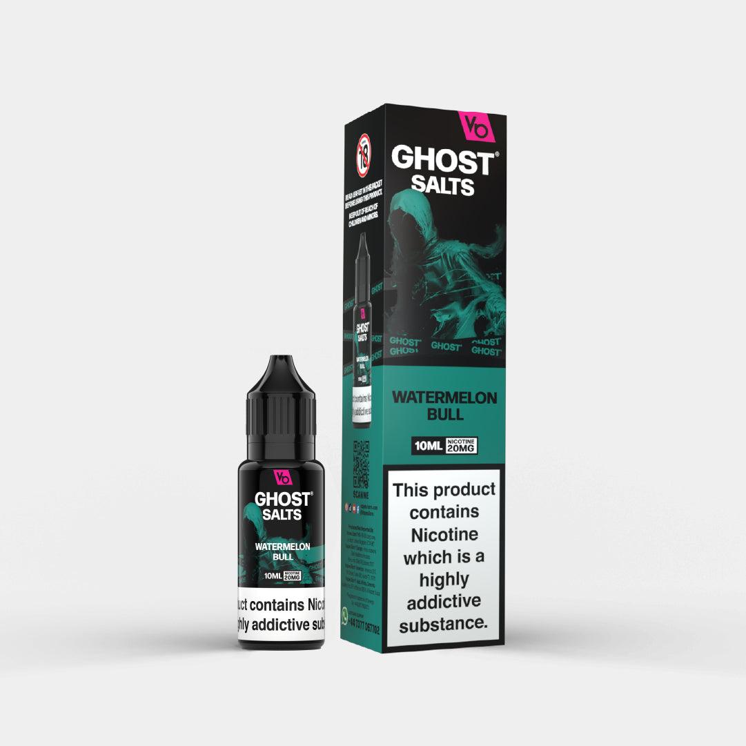Ghost Salts Watermelon Bull 10ml With Packaging - Vapes Bars®