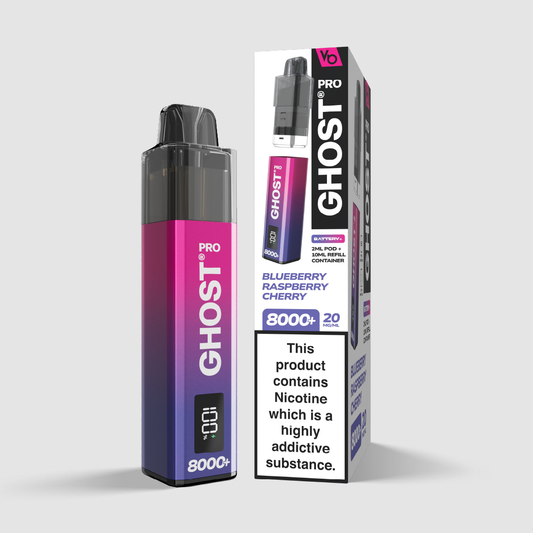 Ghost Pro 8000+ Blueberry Raspberry Cherry | Vapes Bars