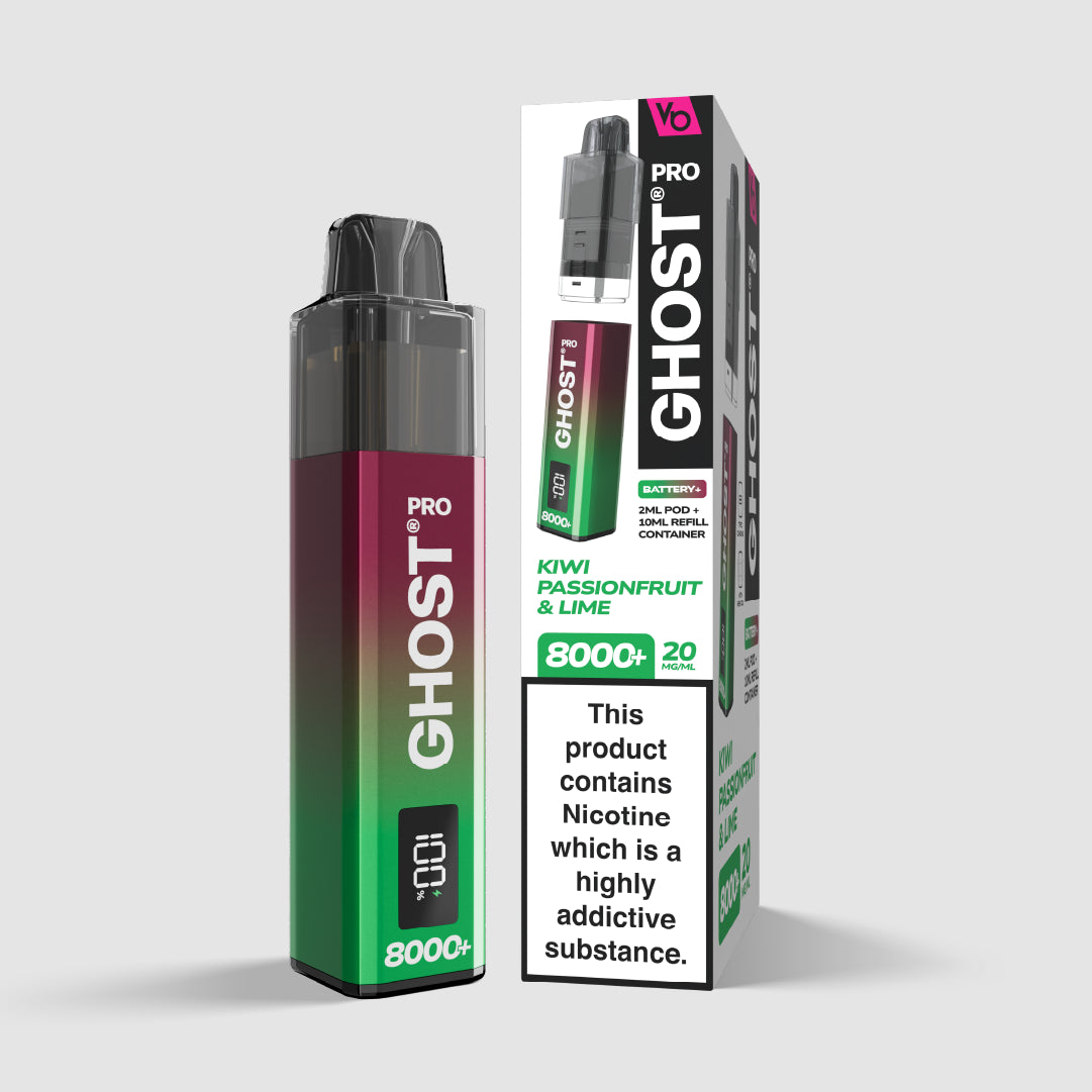Ghost® Pro 8000+ Kiwi Passionfruit & Lime