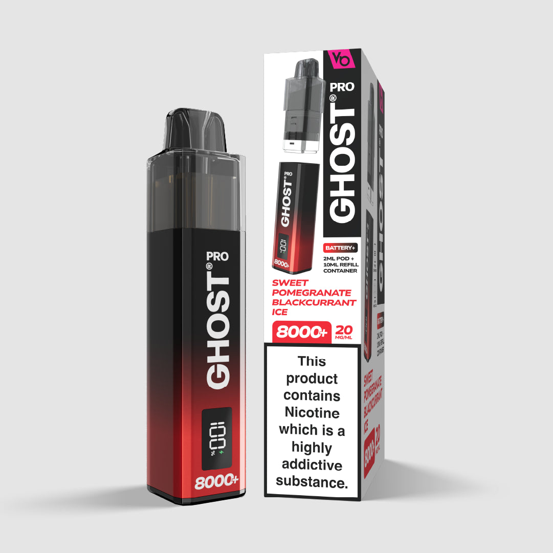 Ghost® Pro 8000+ Sweet Pomegranate Blackcurrant Ice