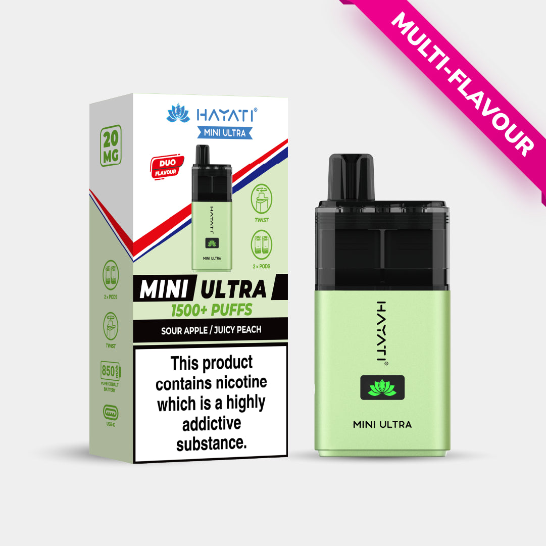 hayati pro ultra mini Hayati Mini Ultra 1500 Puffs Vape Kit main image 0