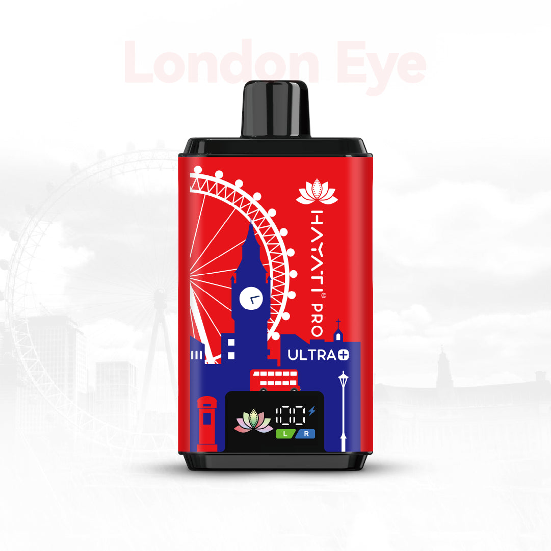 Hayati Pro Ultra+ London Eye Blue Razz GB | Vapes Bars Hayati Pro Ultra+ London Eye Blue Razz GB | Vapes Bars