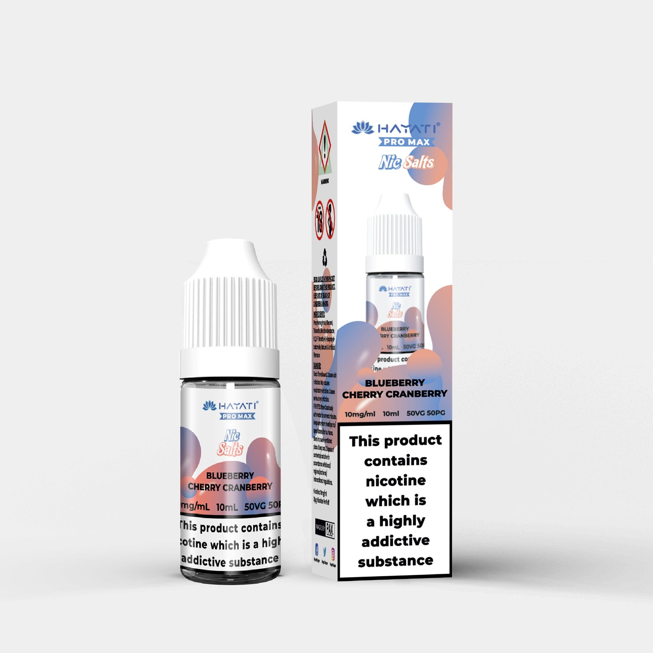 Hayati Nic Salts Blueberry Cherry Cranberry - Vapes Bars®