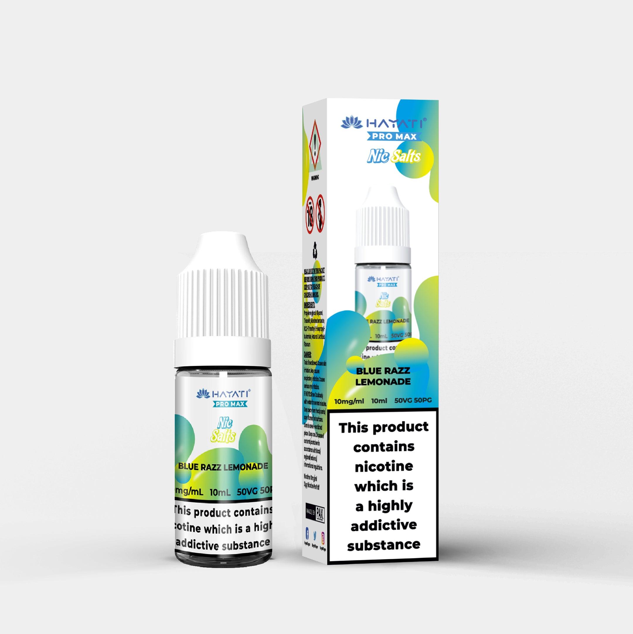 Hayati Nic Salts Blue Razz Lemonade - Vapes Bars®