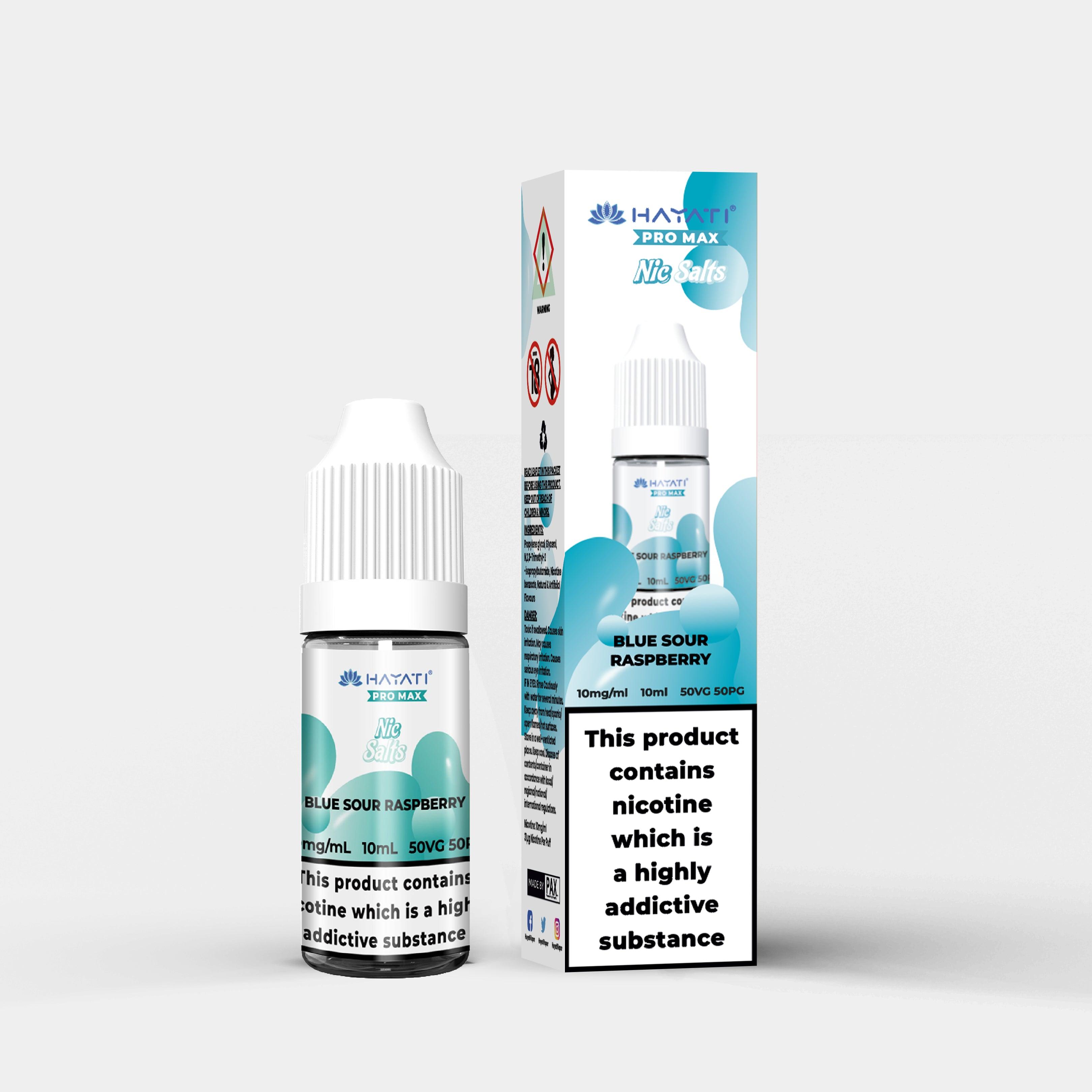 Hayati Nic Salts Blue Sour Raspberry - Vapes Bars®