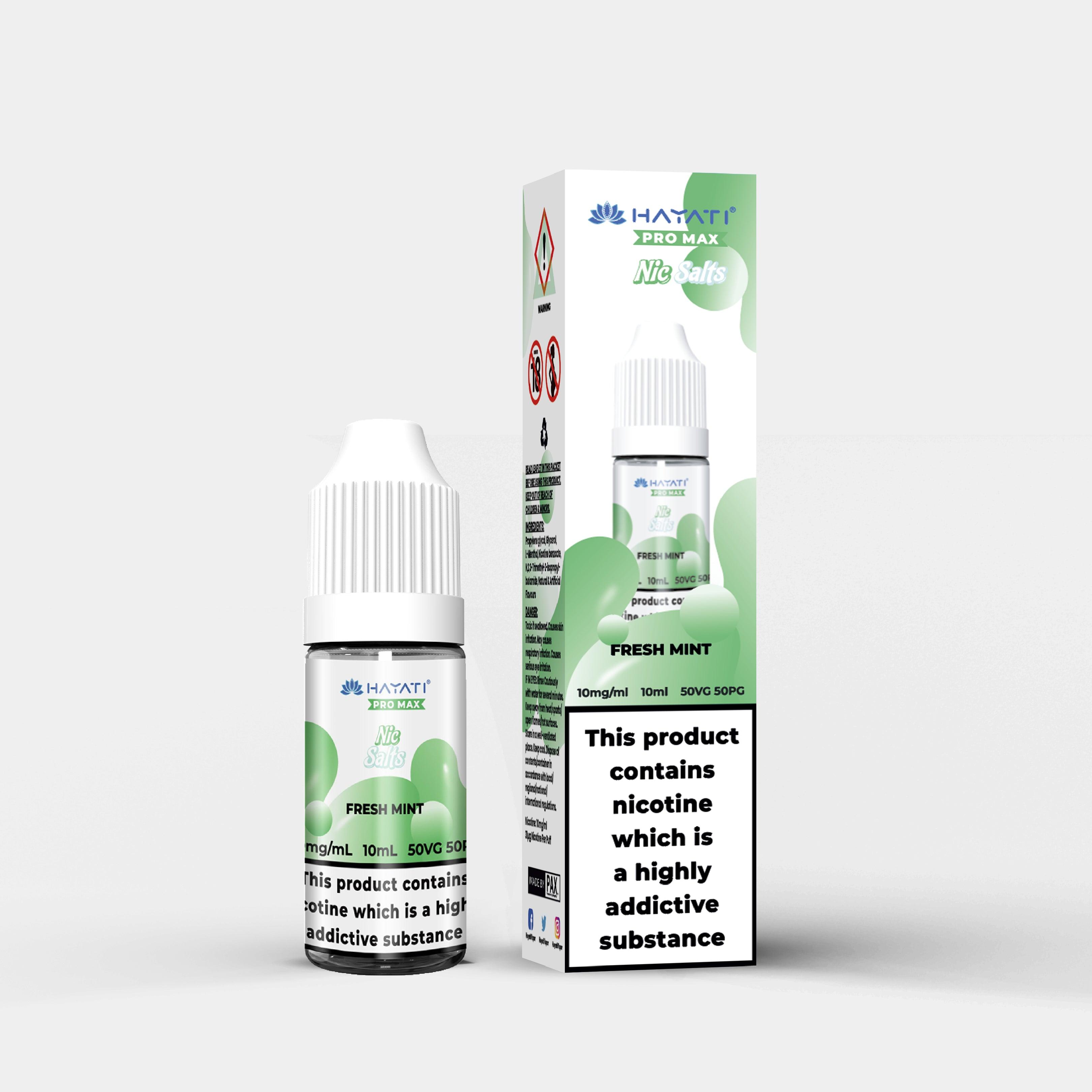 Hayati Nic Salts Fresh Mint - Vapes Bars®