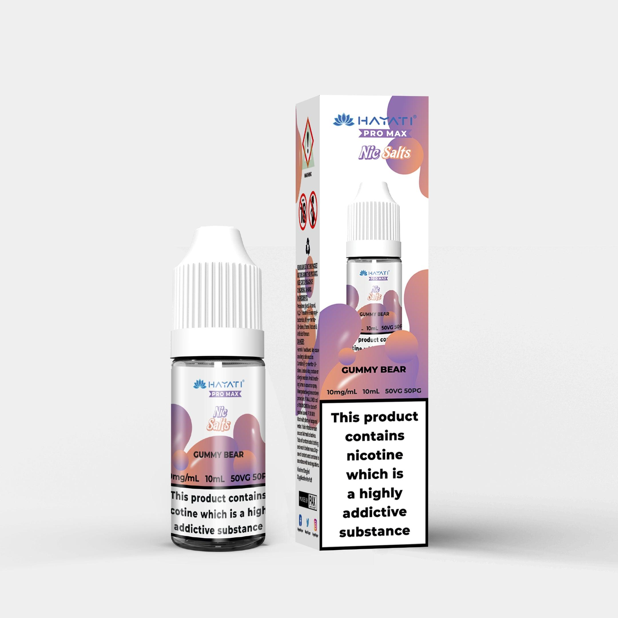 Hayati Nic Salts Gummy Bear - Vapes Bars®