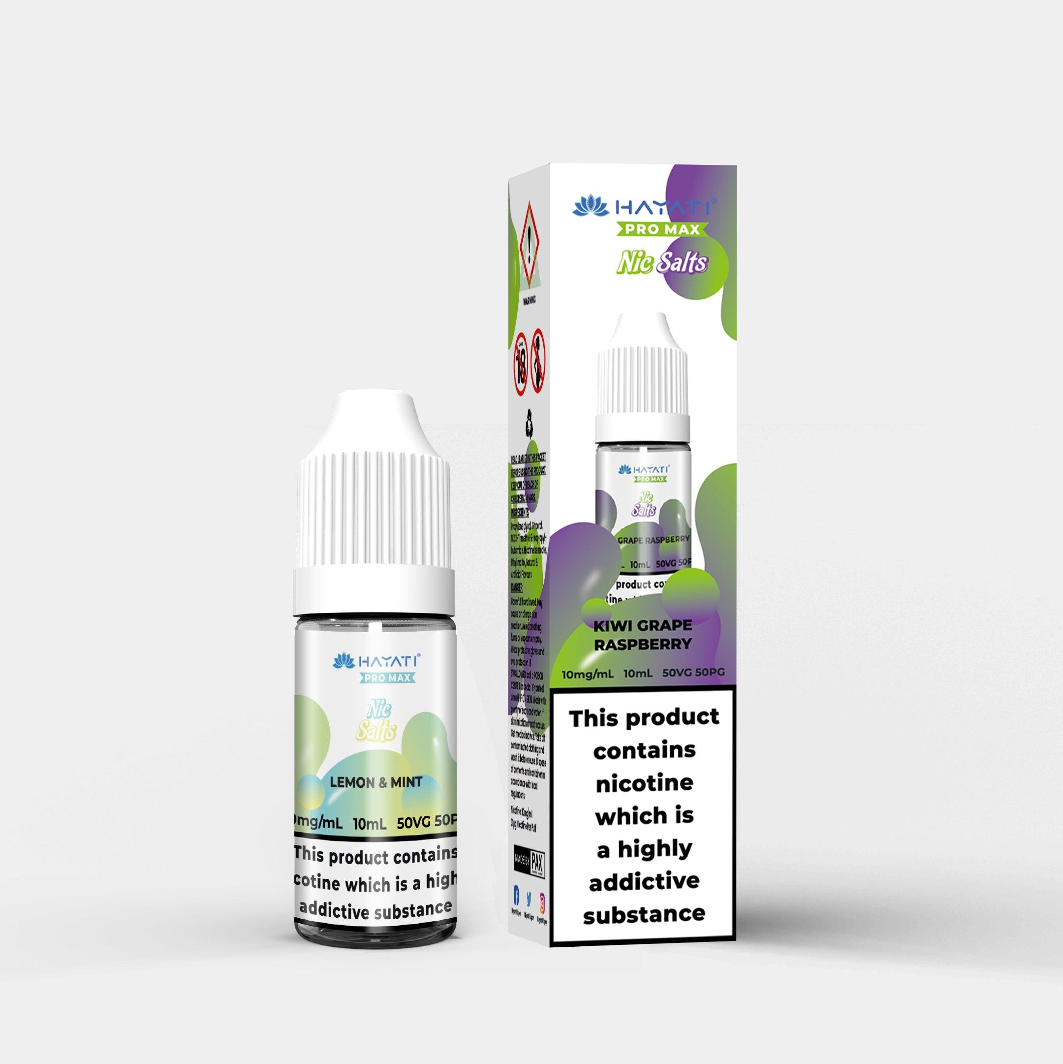 Hayati Nic Salts Kiwi Grape Raspberry - Vapes Bars®