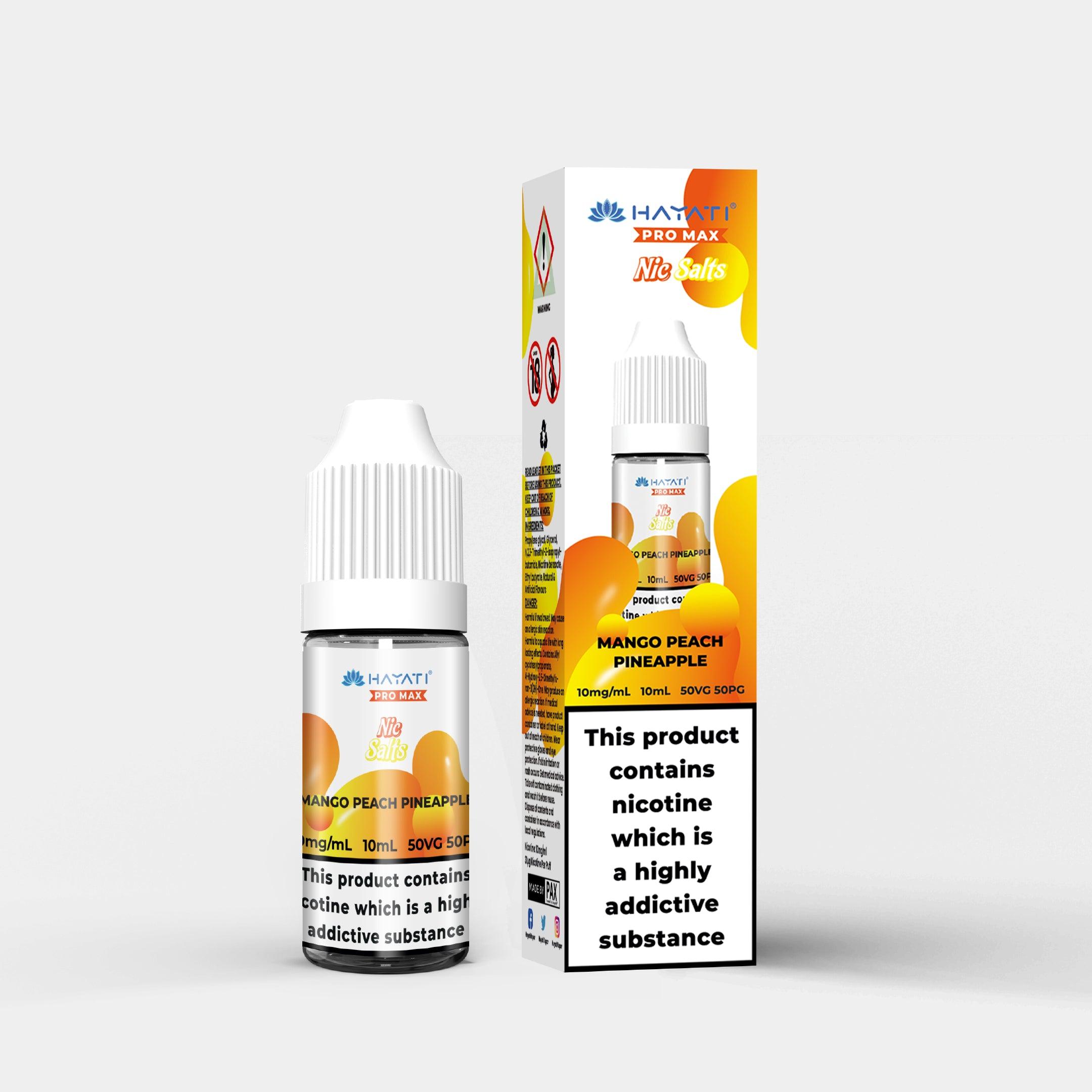 Hayati Nic Salts Mango Peach Pineapple - Vapes Bars®