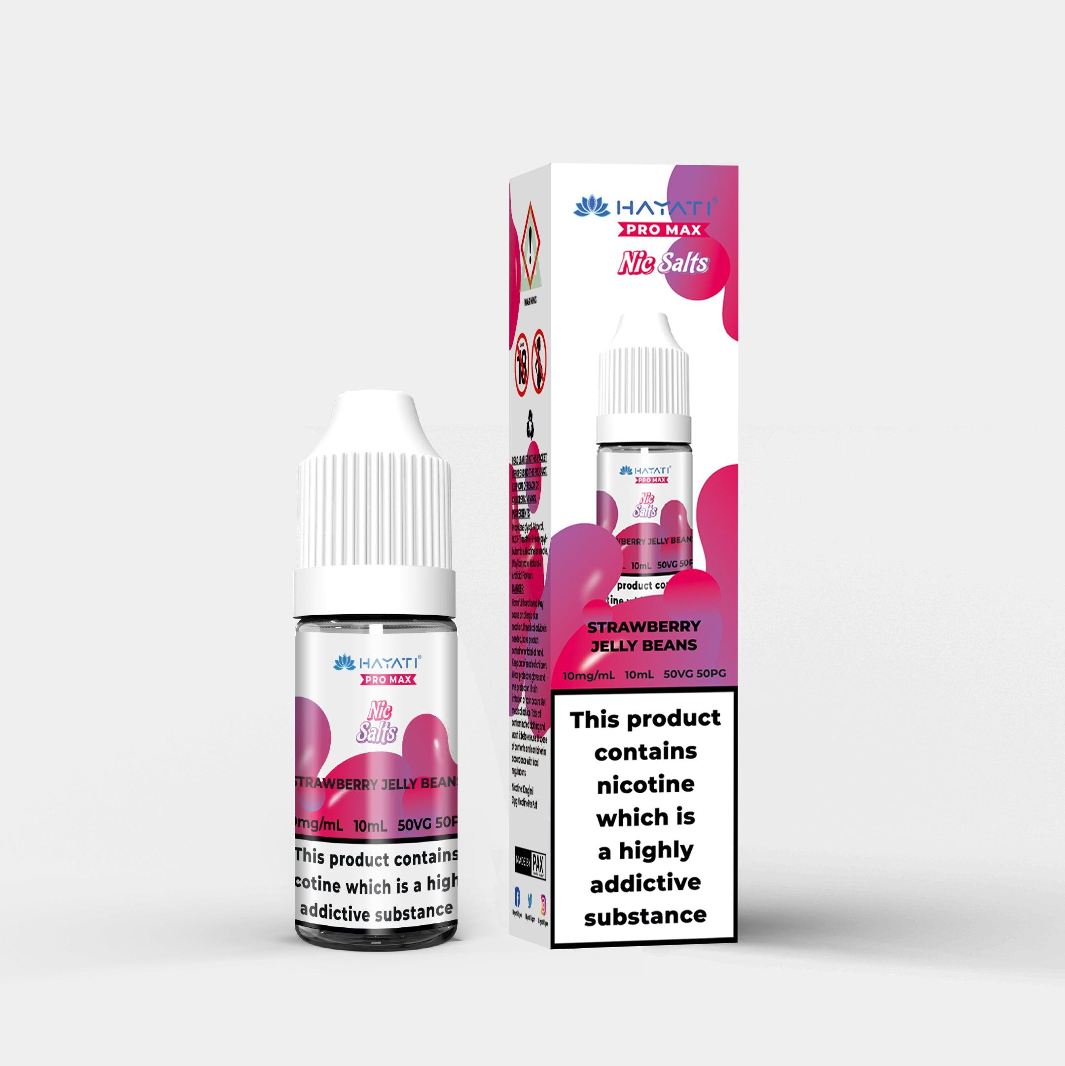 Hayati Nic Salts Strawberry Jelly Beans With Packaging- Vapes Bars®