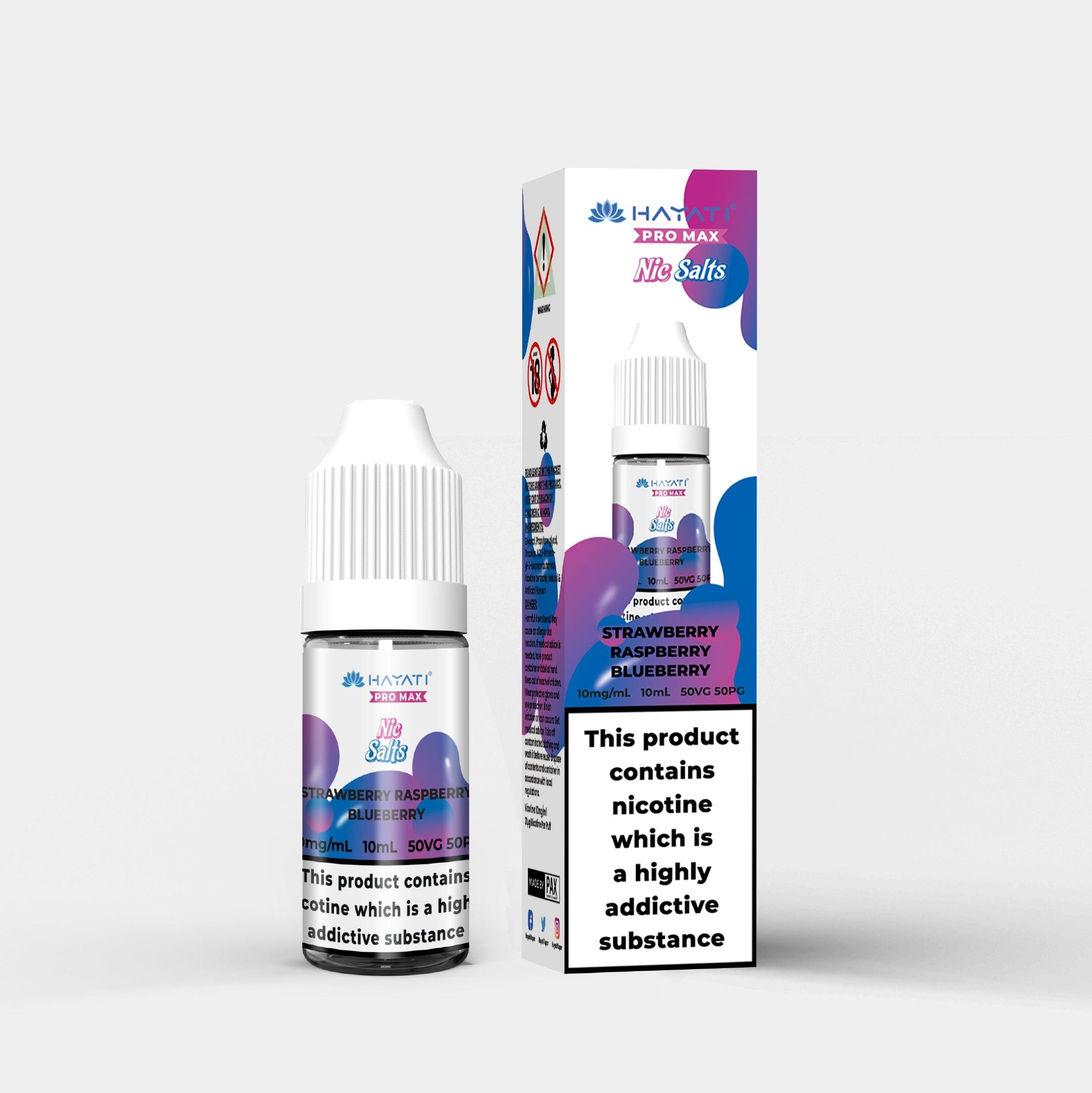 Hayati Nic Salts Strawberry Raspberry Blueberry - Vapes Bars®