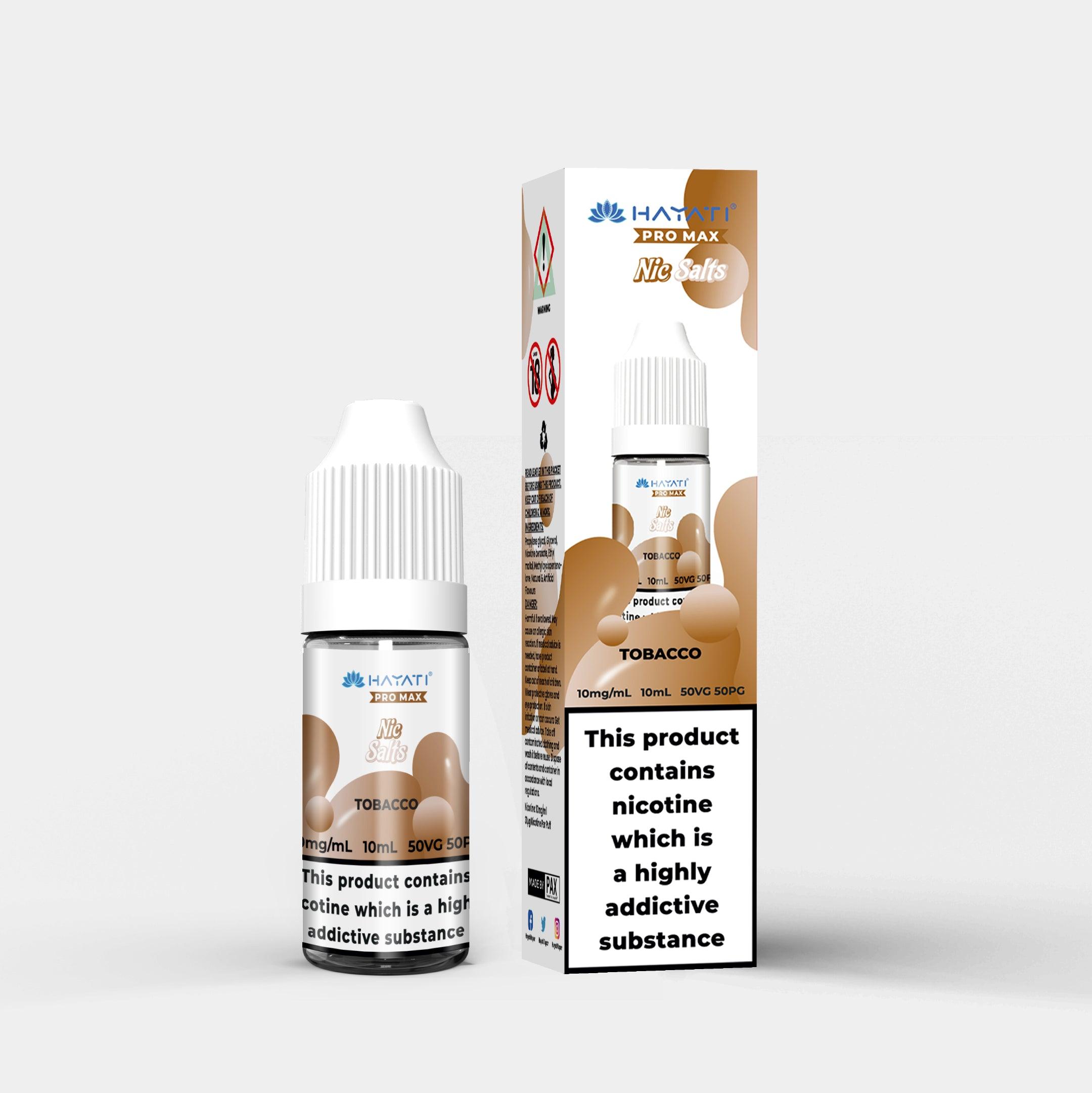 Hayati Nic Salts Tobacco - Vapes Bars®