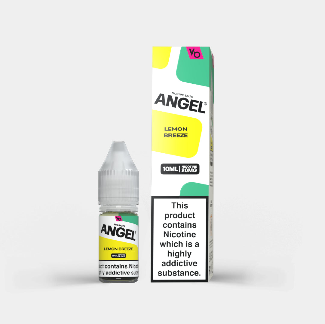 Angel Nic Salts Lemon Breeze with packaging