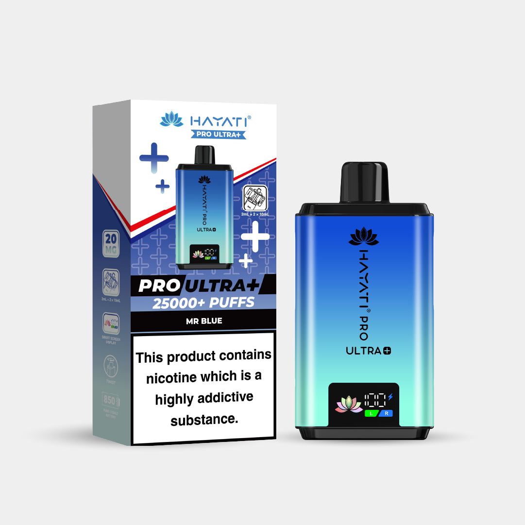 Mr Blue | Hayati Pro Ultra+ Vapes Bars Mr Blue | Hayati Pro Ultra+ Vapes Bars