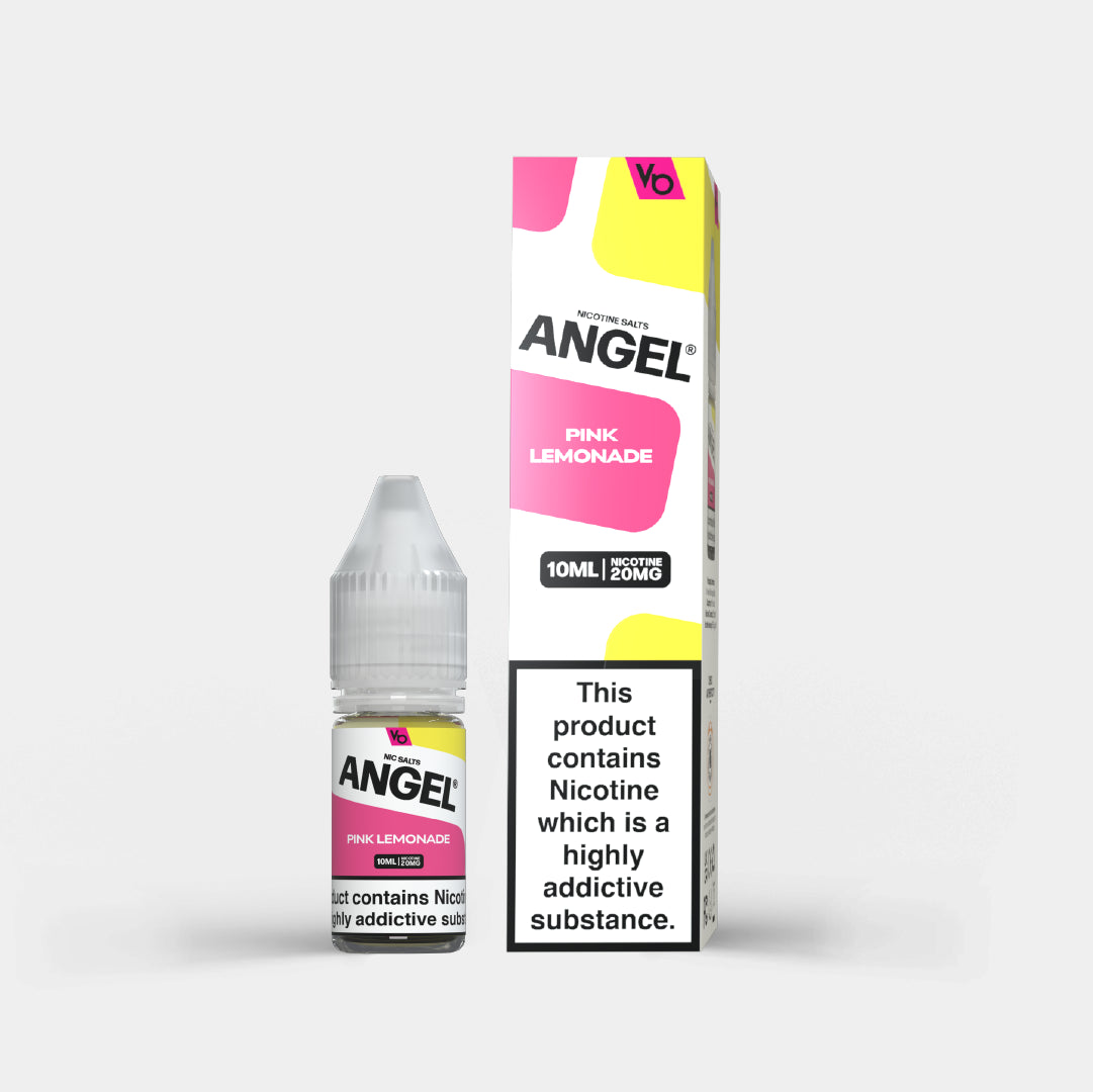 Angel Nic Salts Pink Lemonade with packaging