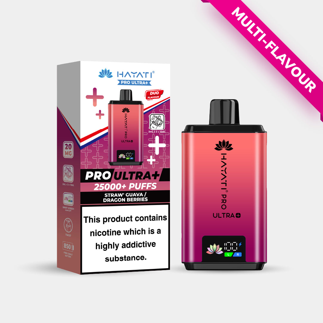 Straw' Guava/Dragon Berries | Hayati Pro Ultra+ Vapes Bars Straw' Guava/Dragon Berries | Hayati Pro Ultra+ Vapes Bars
