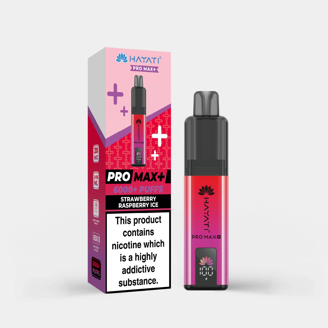 Strawberry Raspberry Ice | Hayati Pro Max+ Vapes Bars Strawberry Raspberry Ice | Hayati Pro Max+ Vapes Bars