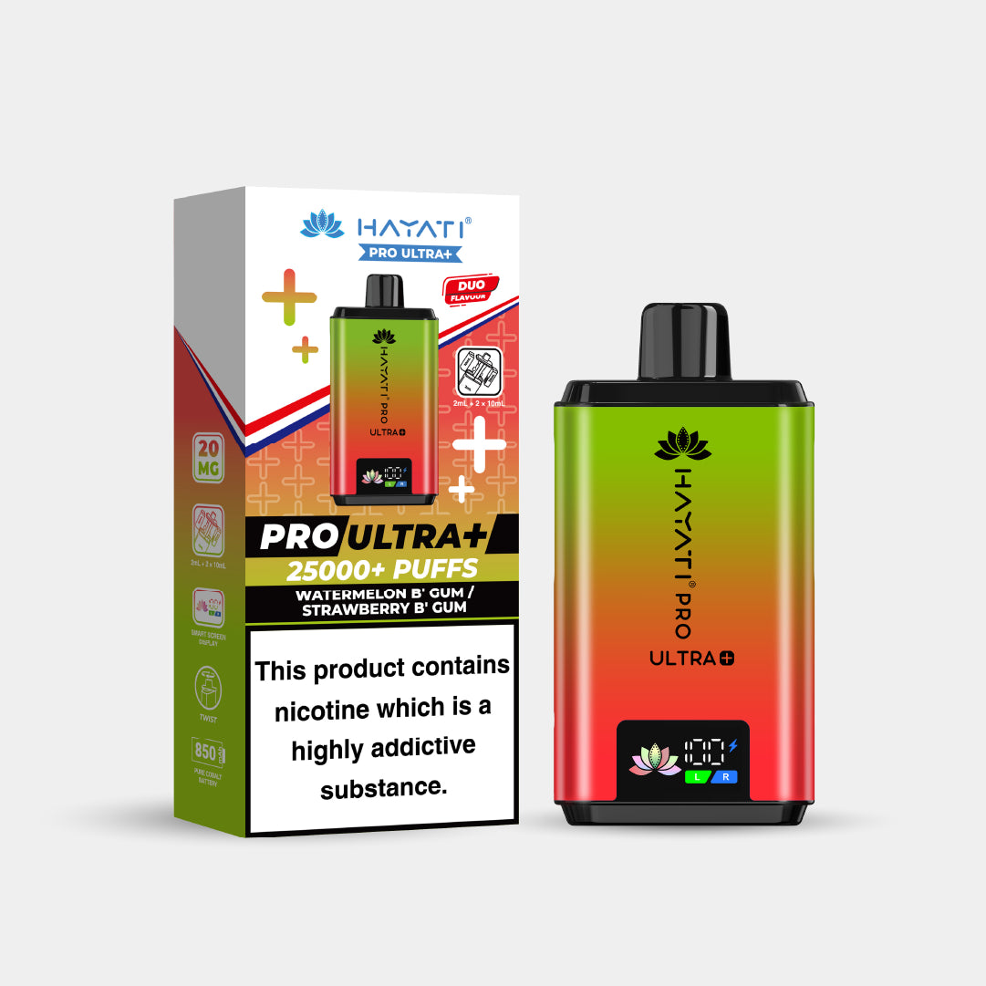 Watermelon B' Gum and Strawberry B' Gum