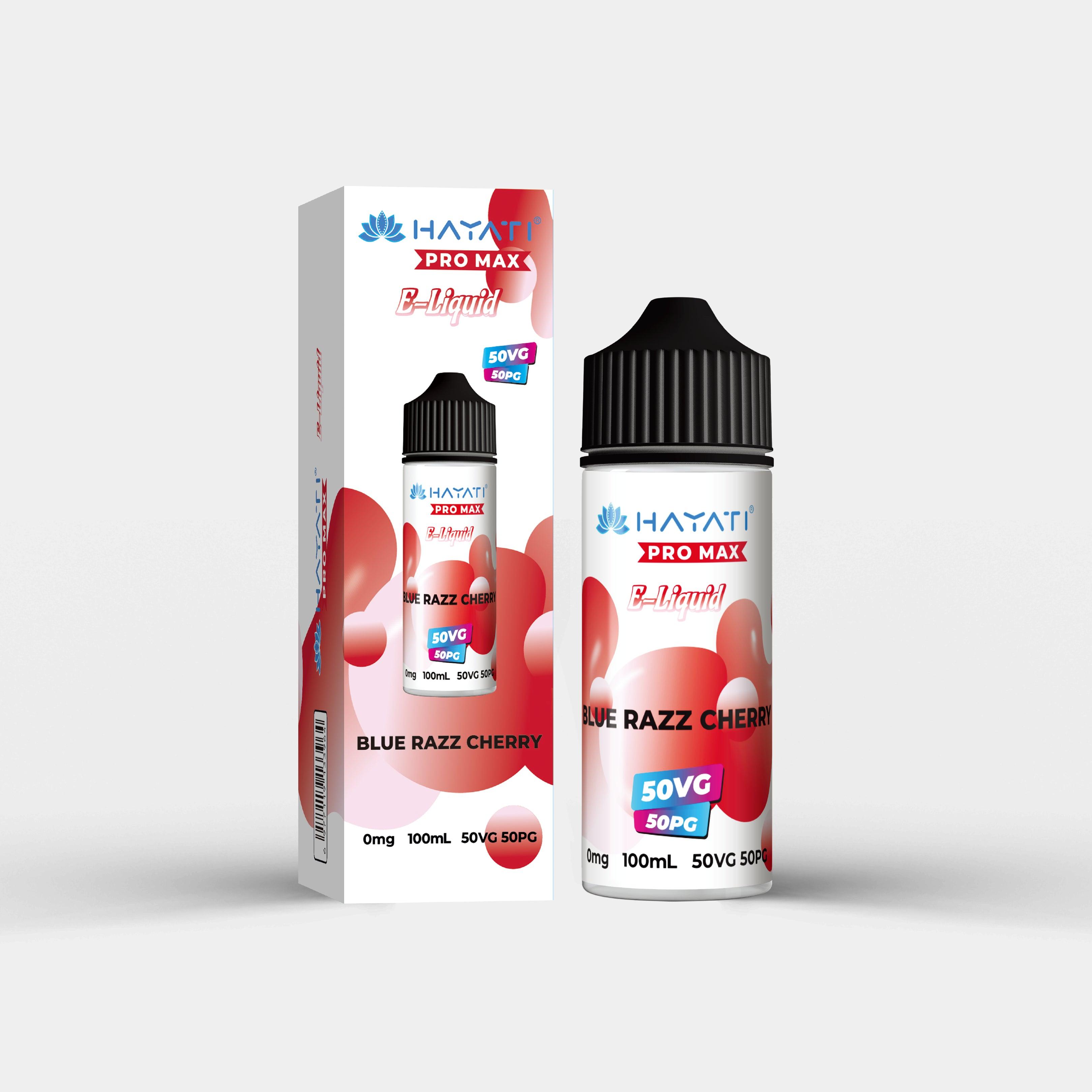 Hayati Salts 100ml Blue Razz Cherry With Packaging- Vapes Bars®