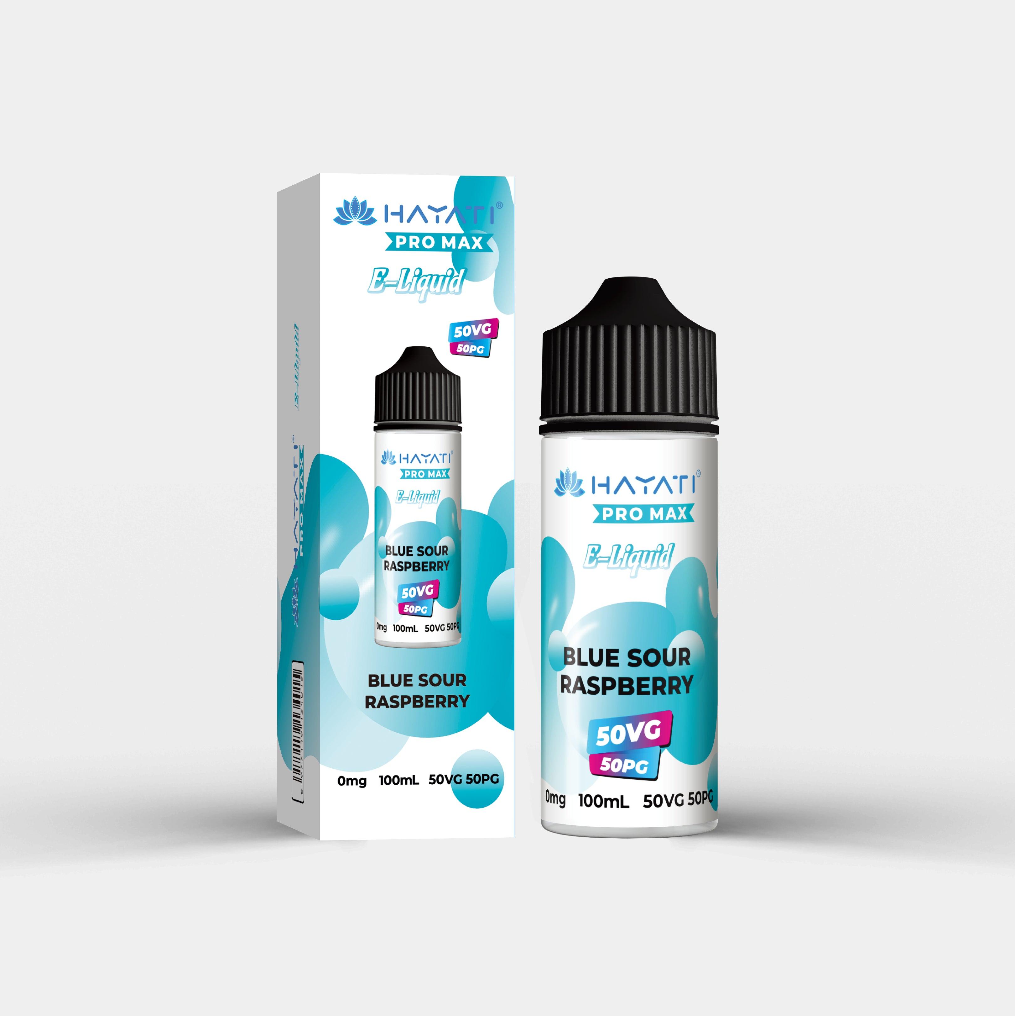 Hayati Salts 100ml Blue Sour Raspberry With Packaging- Vapes Bars®