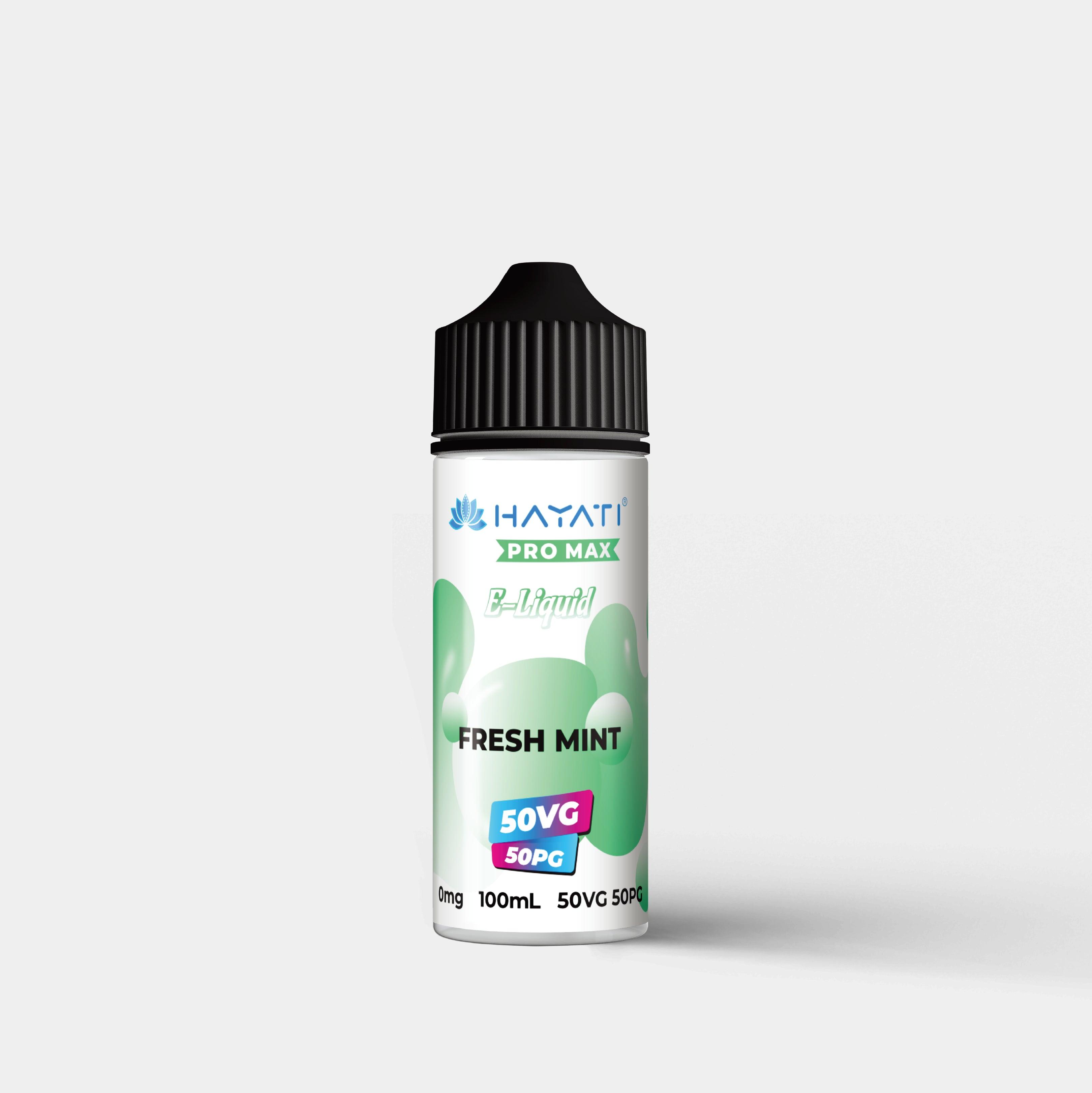 Hayati Salts 100ml Fresh Mint Bottle - Vapes Bars®