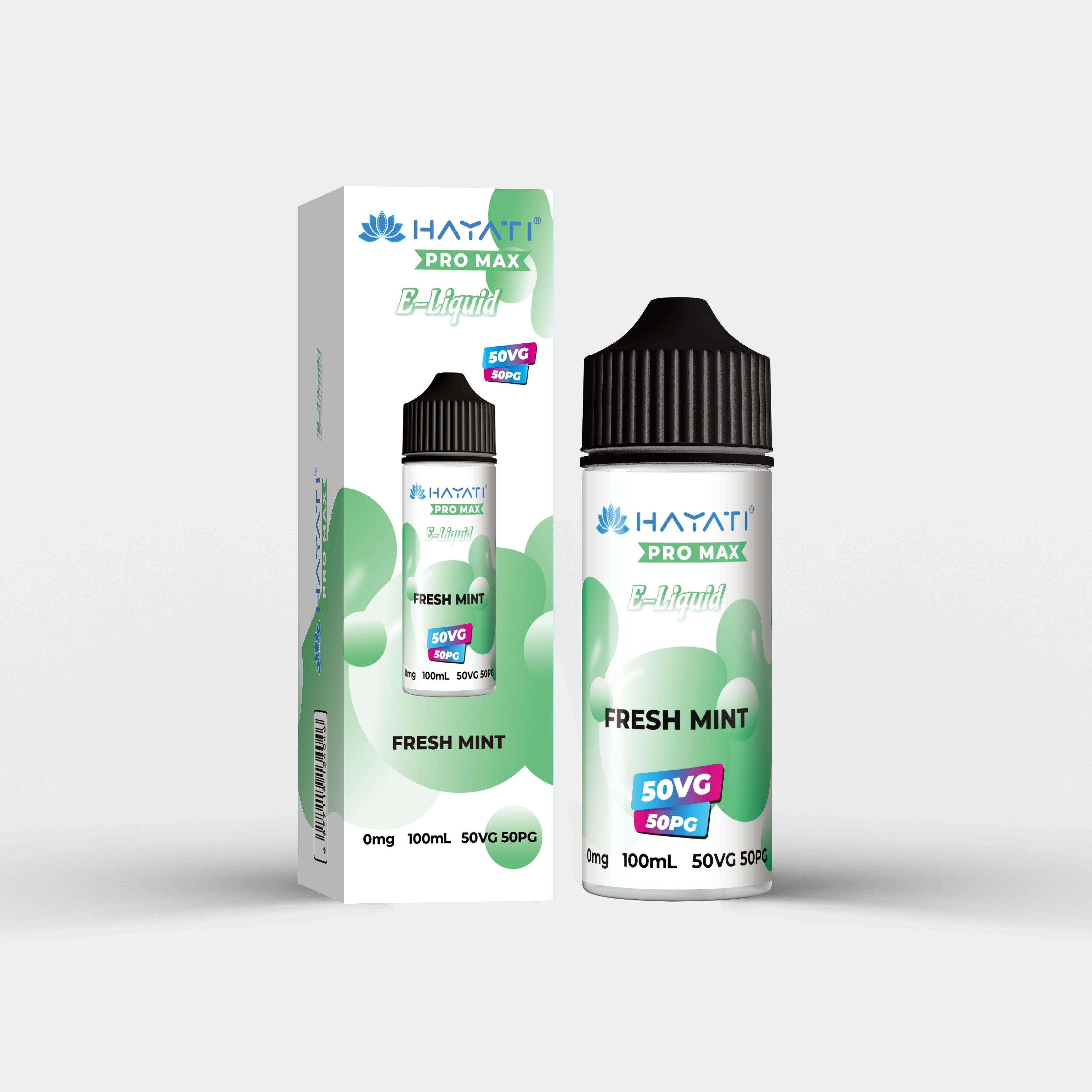 Hayati Salts 100ml Fresh Mint With Packaging - Vapes Bars®