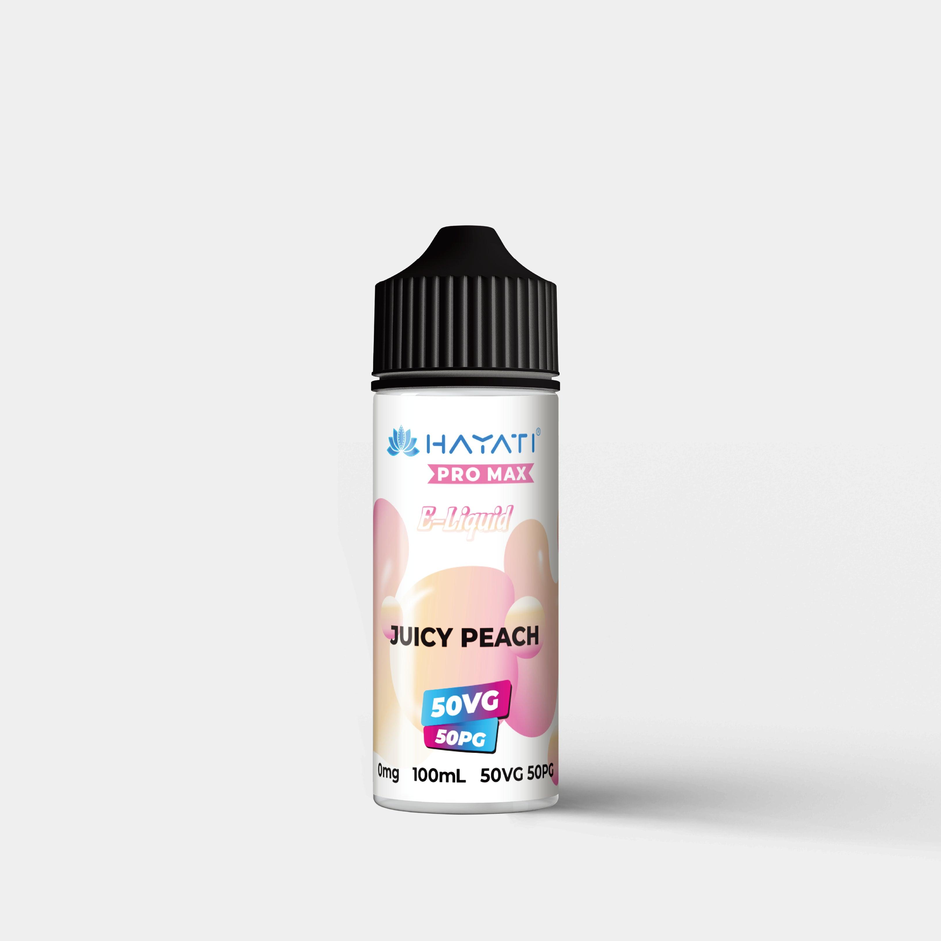 Hayati Salts 100ml Juicy Peach Bottle- Vapes Bars®